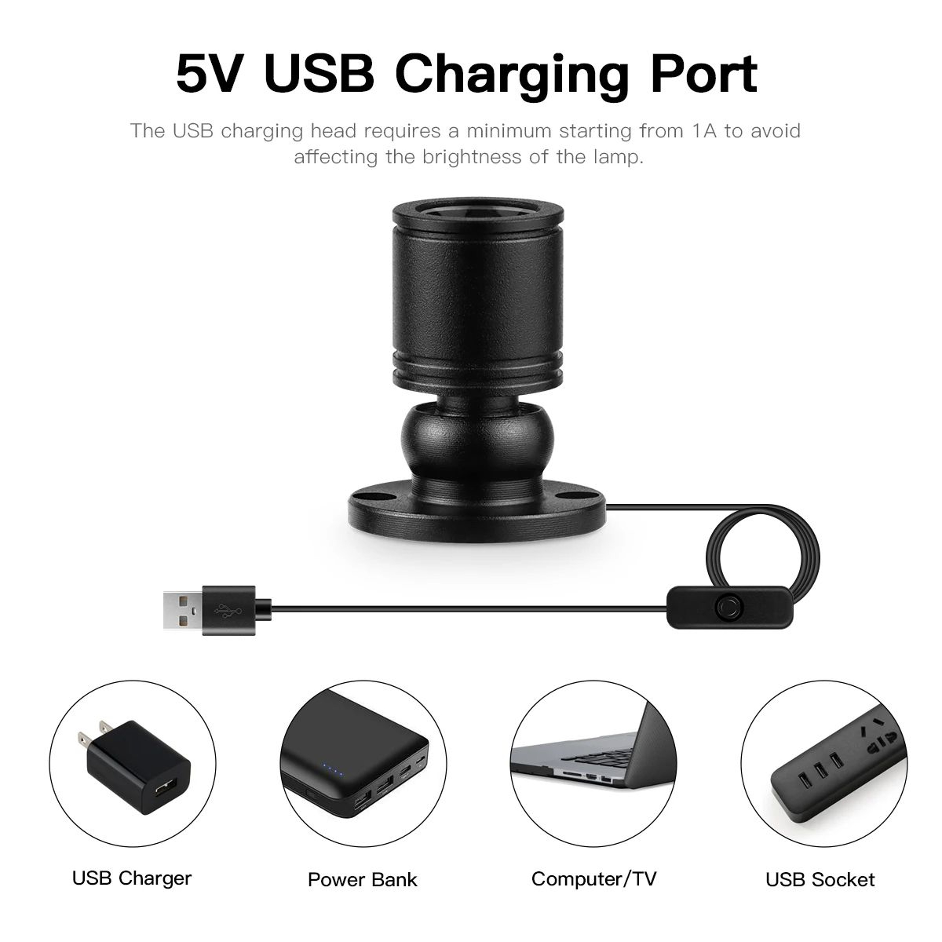 USB LED Cabinet Spotlight Display Light Set 1