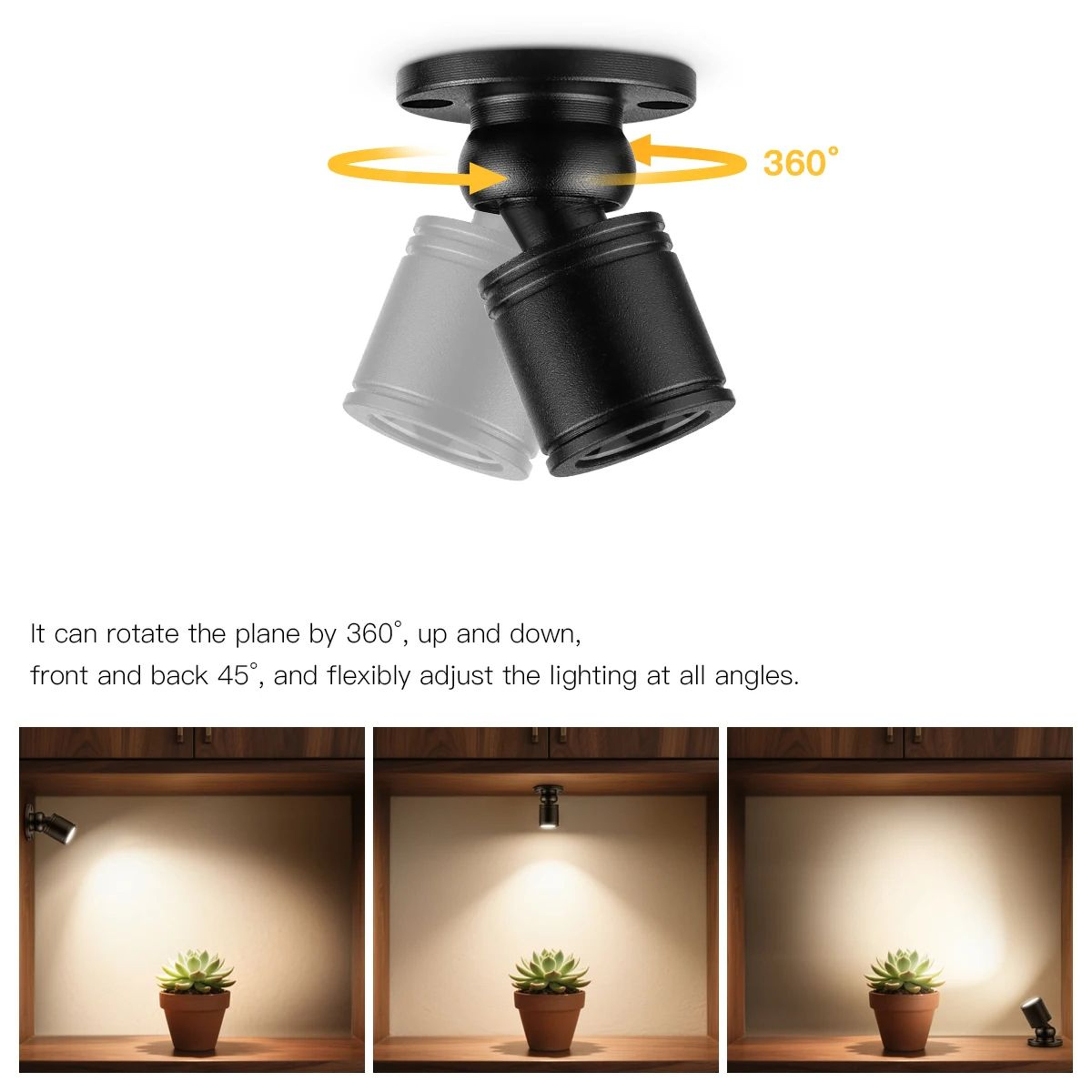USB LED Cabinet Spotlight Display Light Set 3