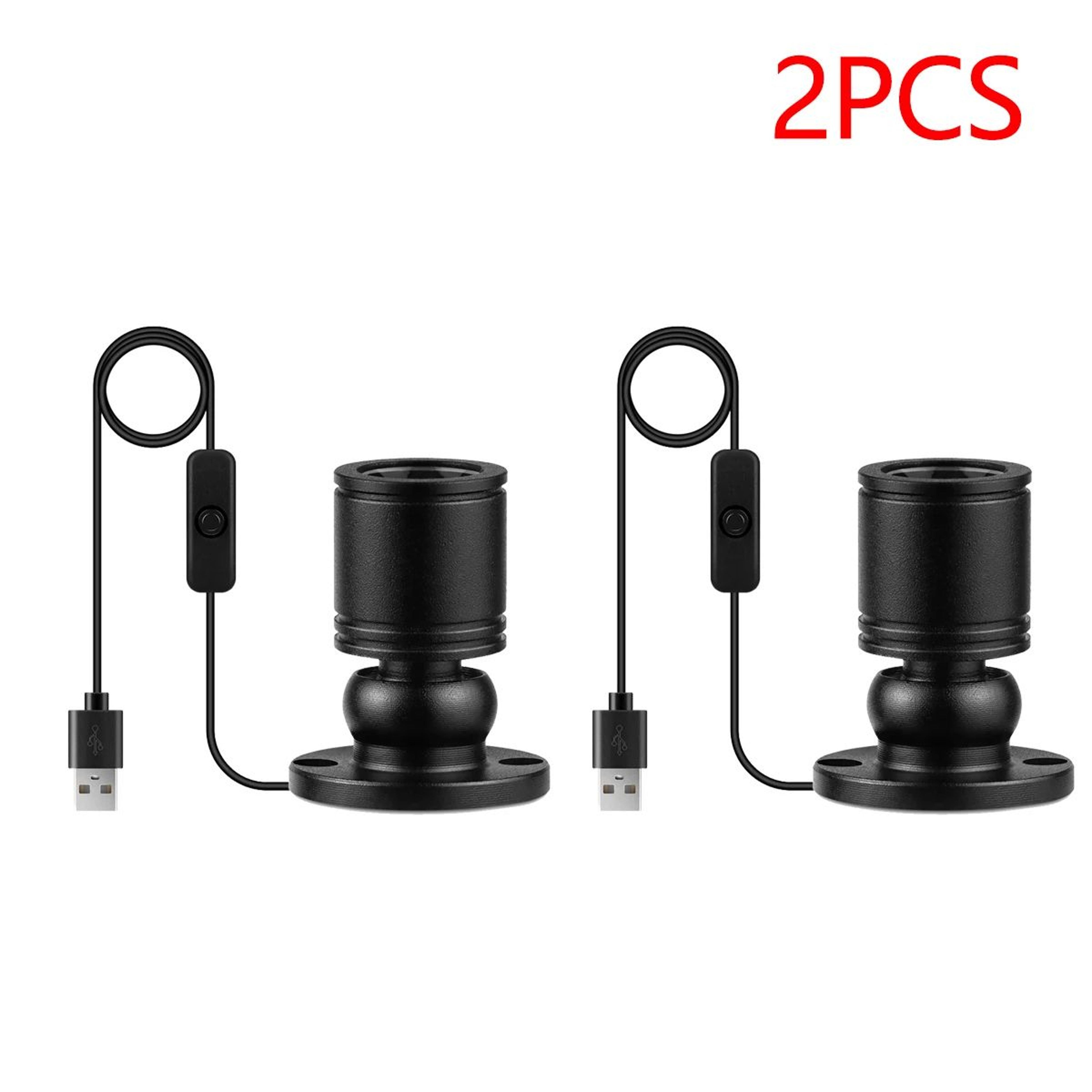 USB LED Cabinet Spotlight Display Light Set 6