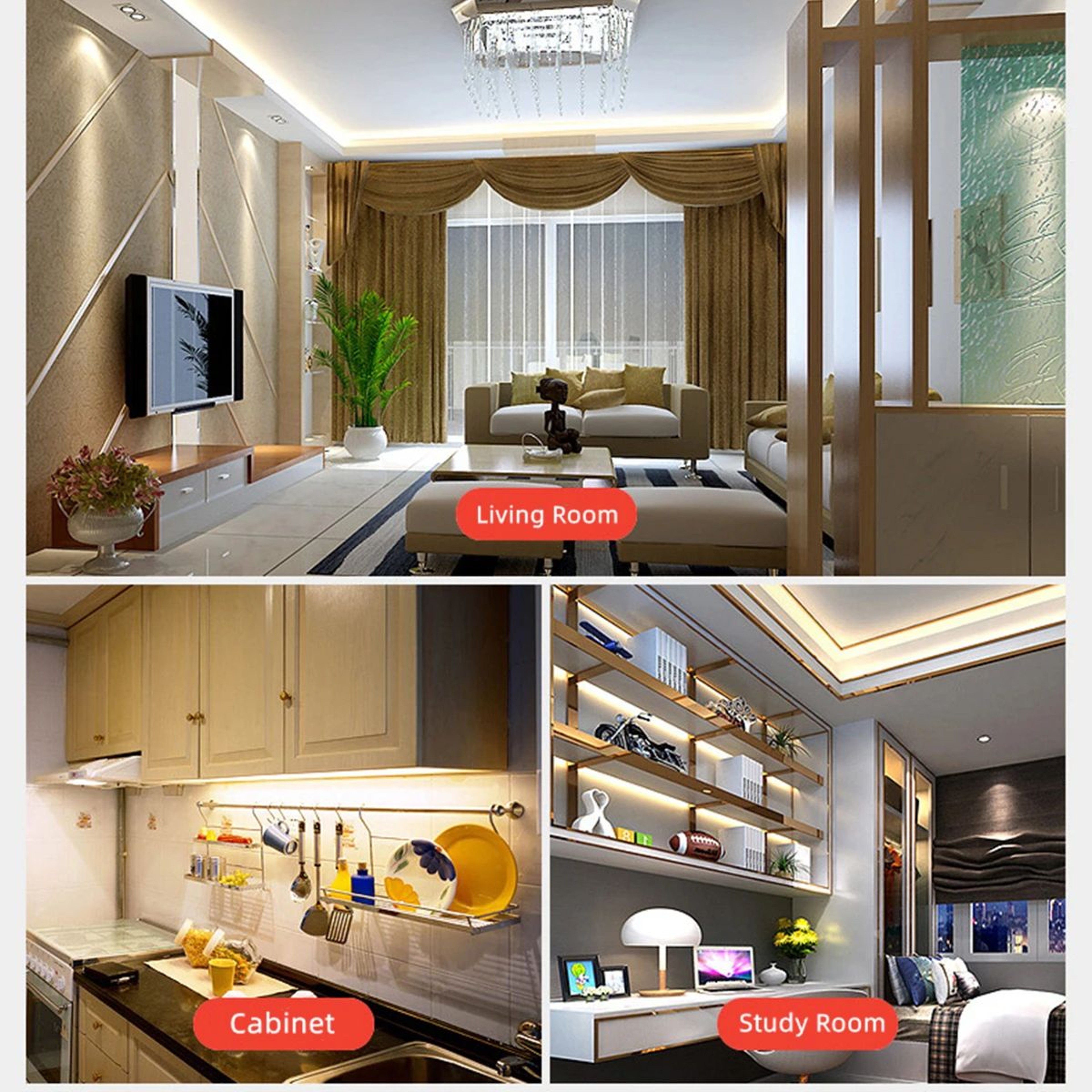 15W T5 LED Tube Light Flicker Free Ceiling Lamp 5