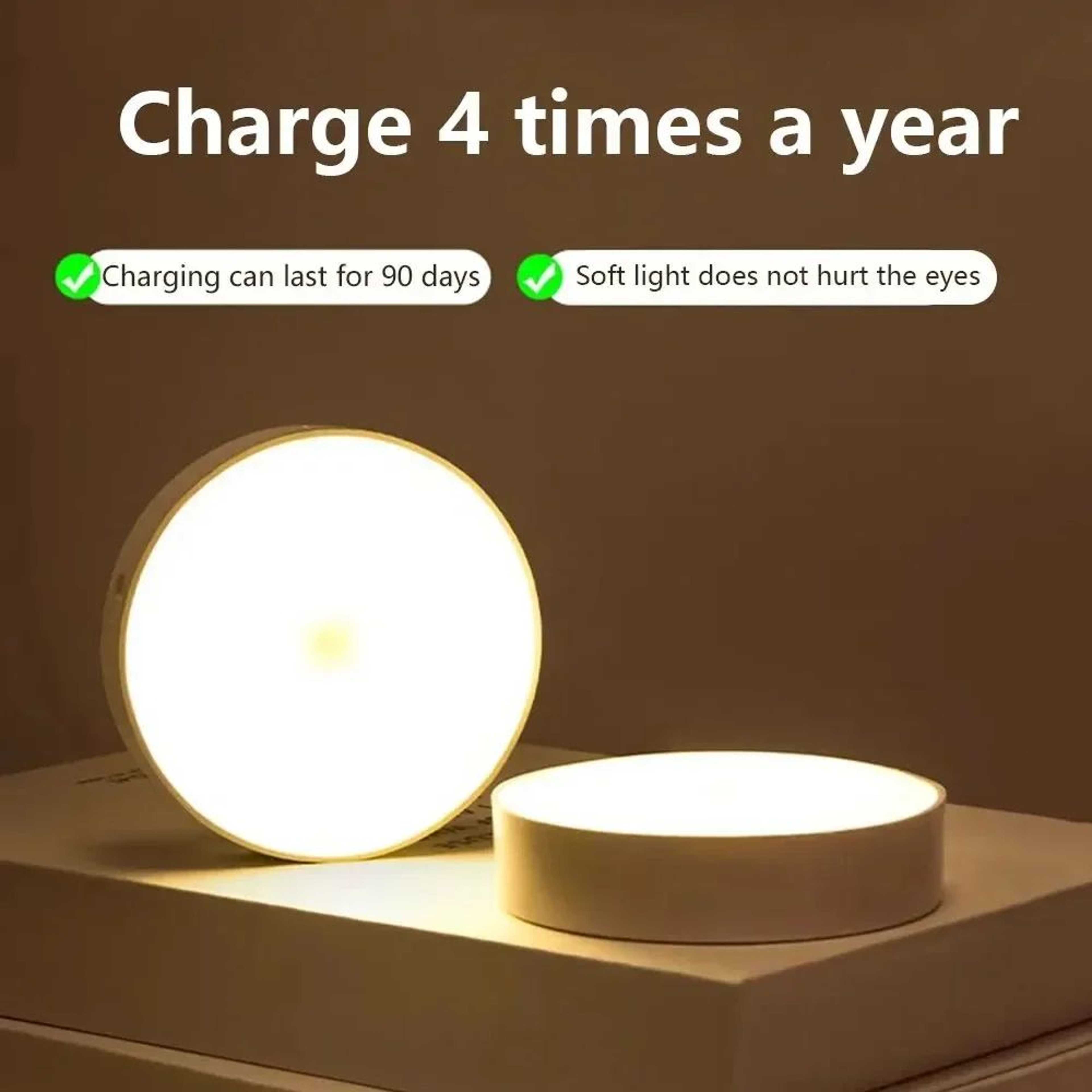 Portable Rechargeable Motion Sensor LED Light 1