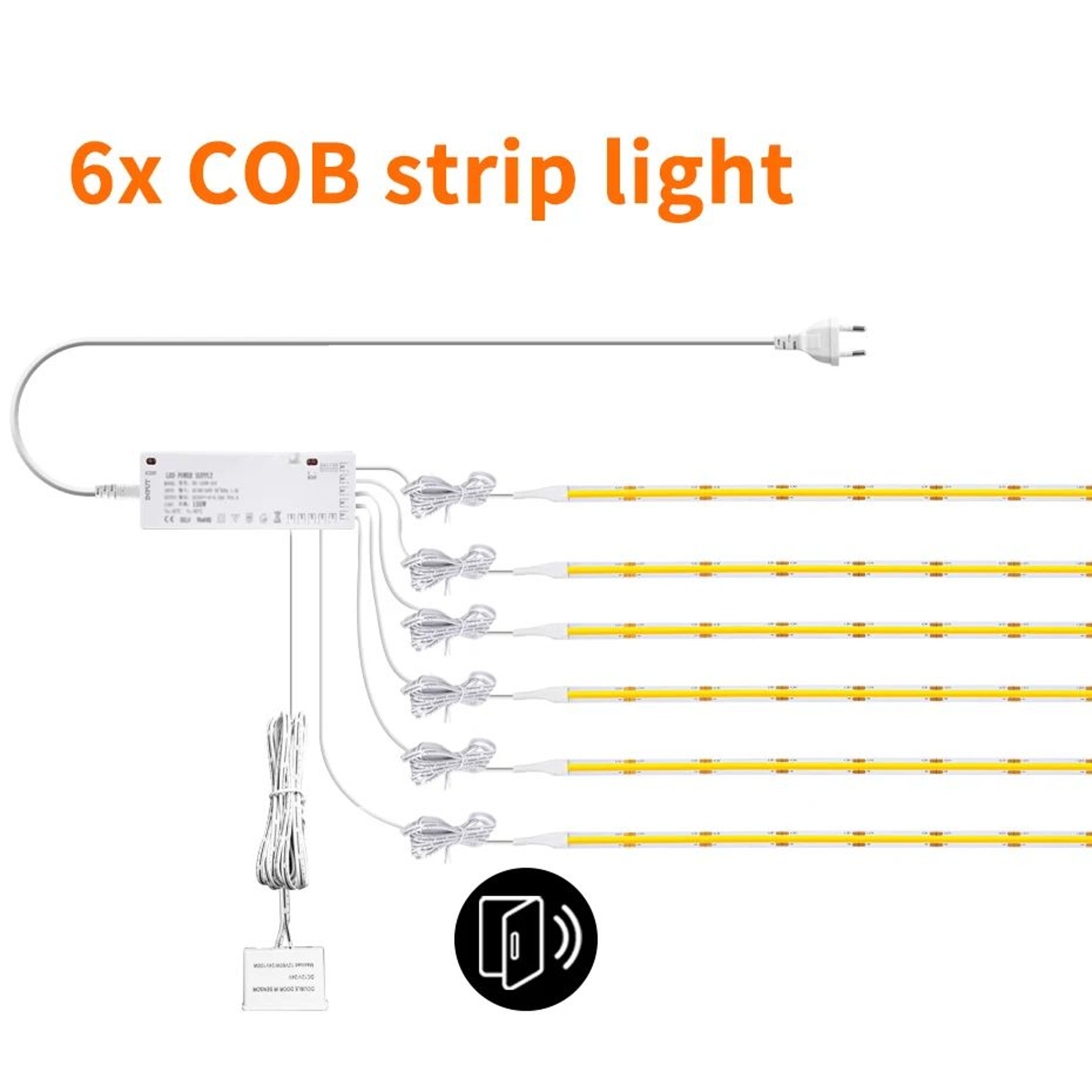 COB Door Sensor Under Cabinet Light 11