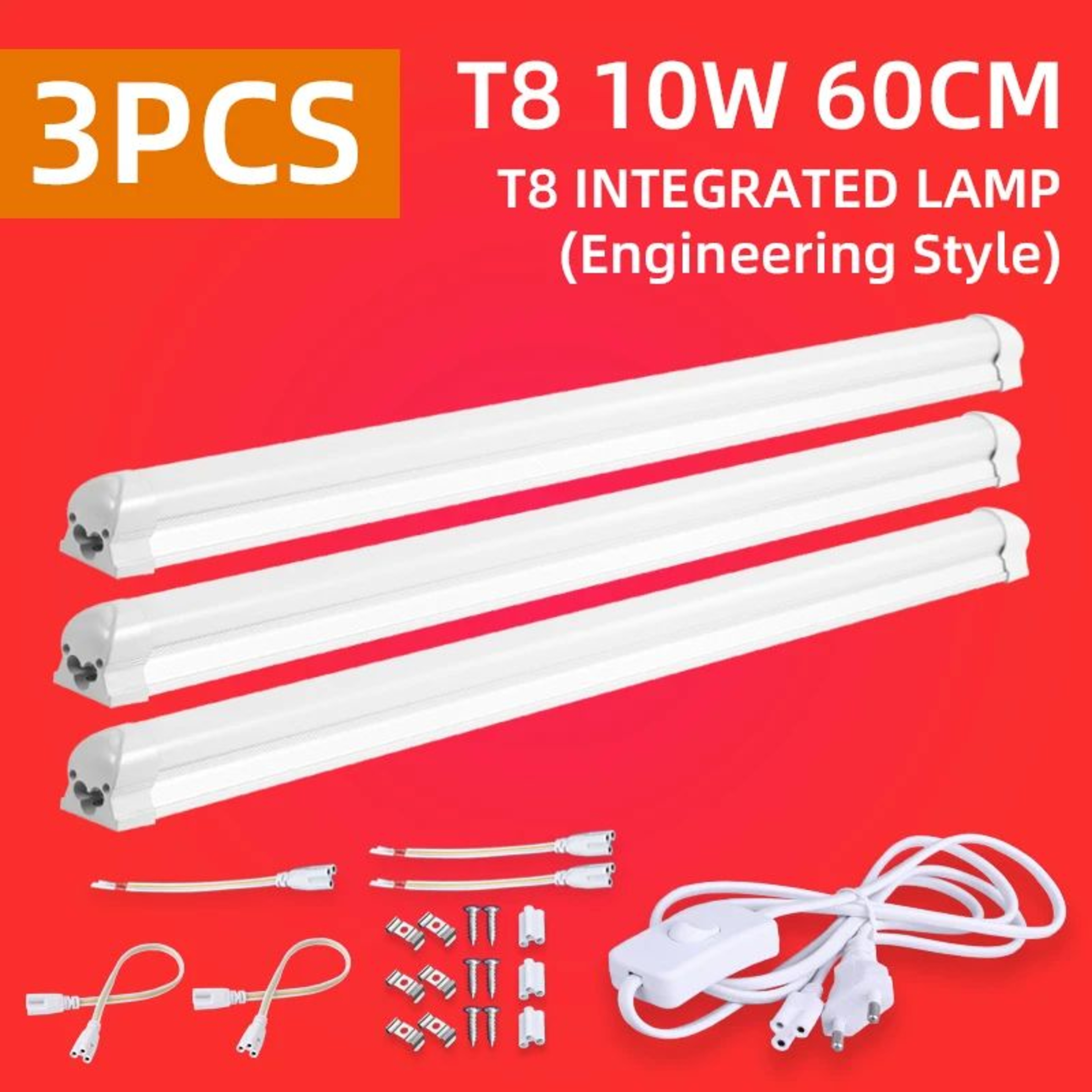 Ultra Thin LED Under Cabinet Tube Light 6