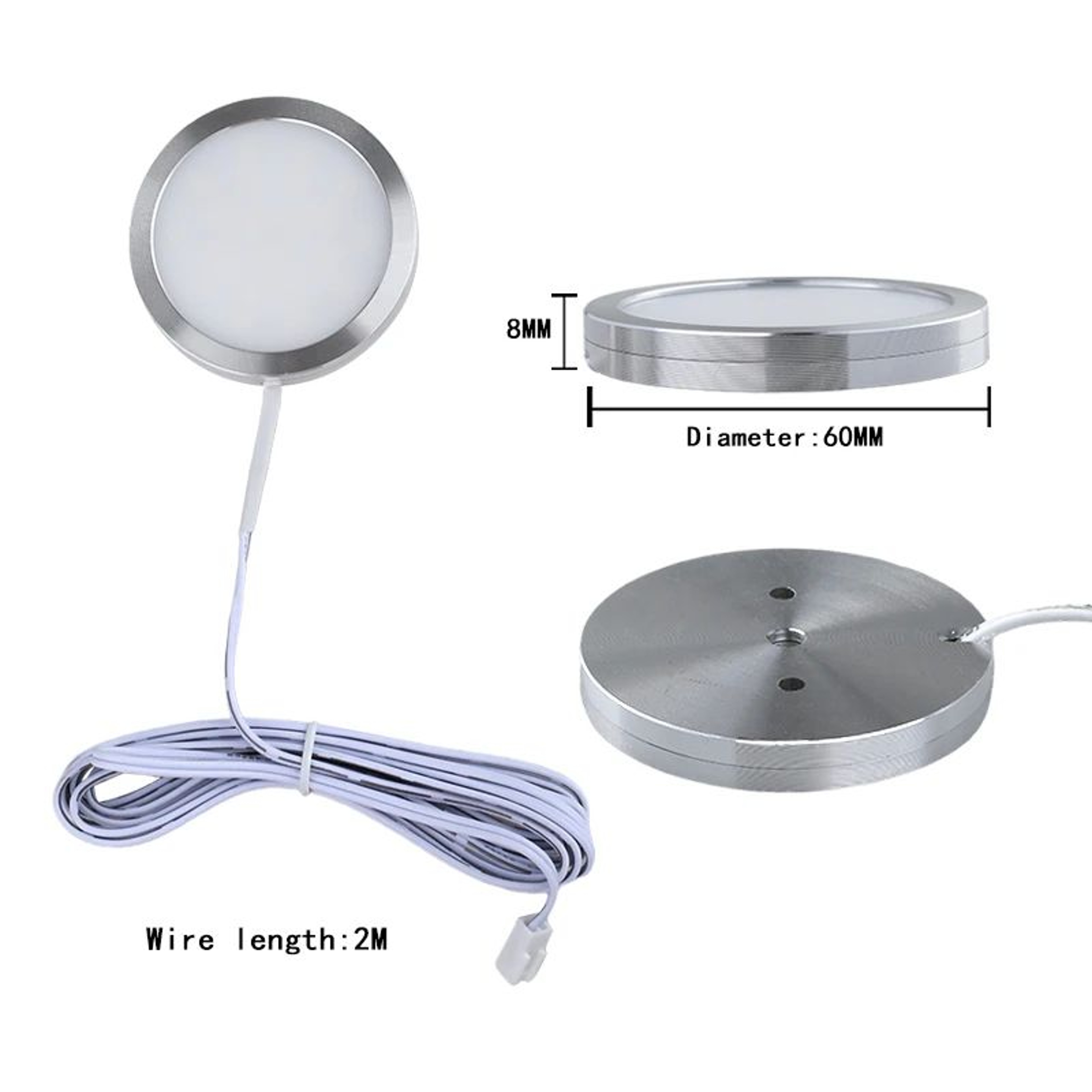 12V Remote Control LED Cabinet Puck Lights 1