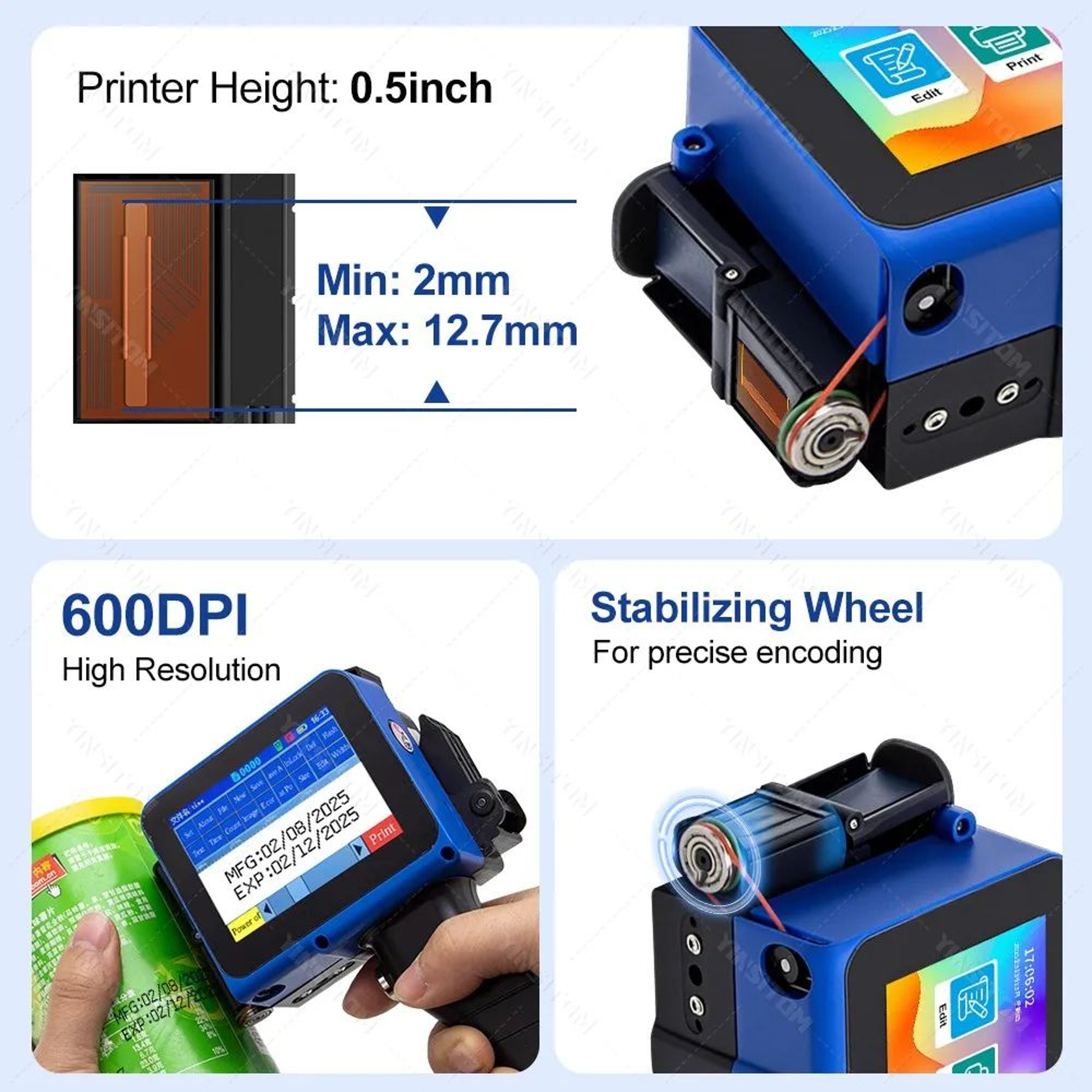 Portable Handheld Inkjet Printer 1