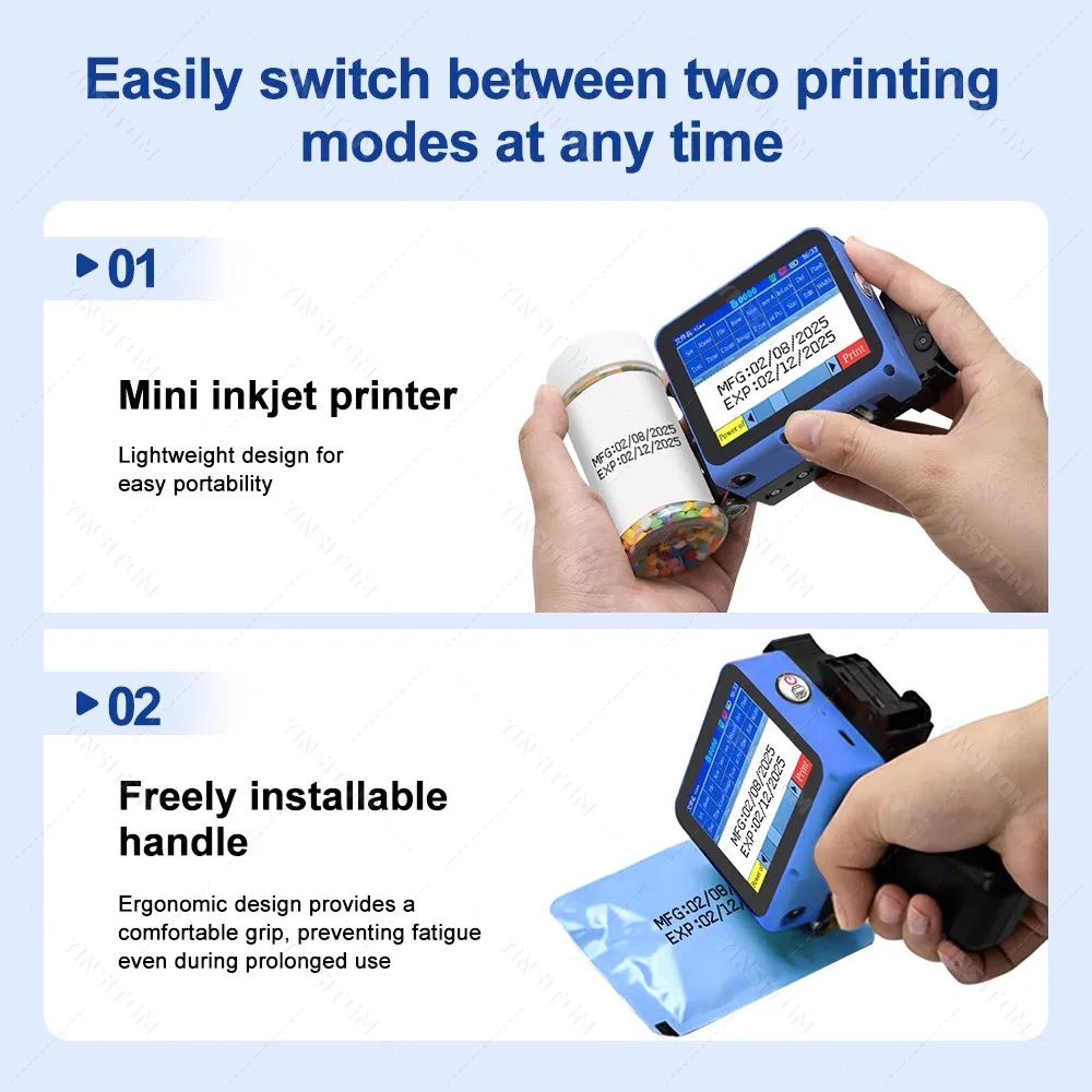 Portable Handheld Inkjet Printer 3
