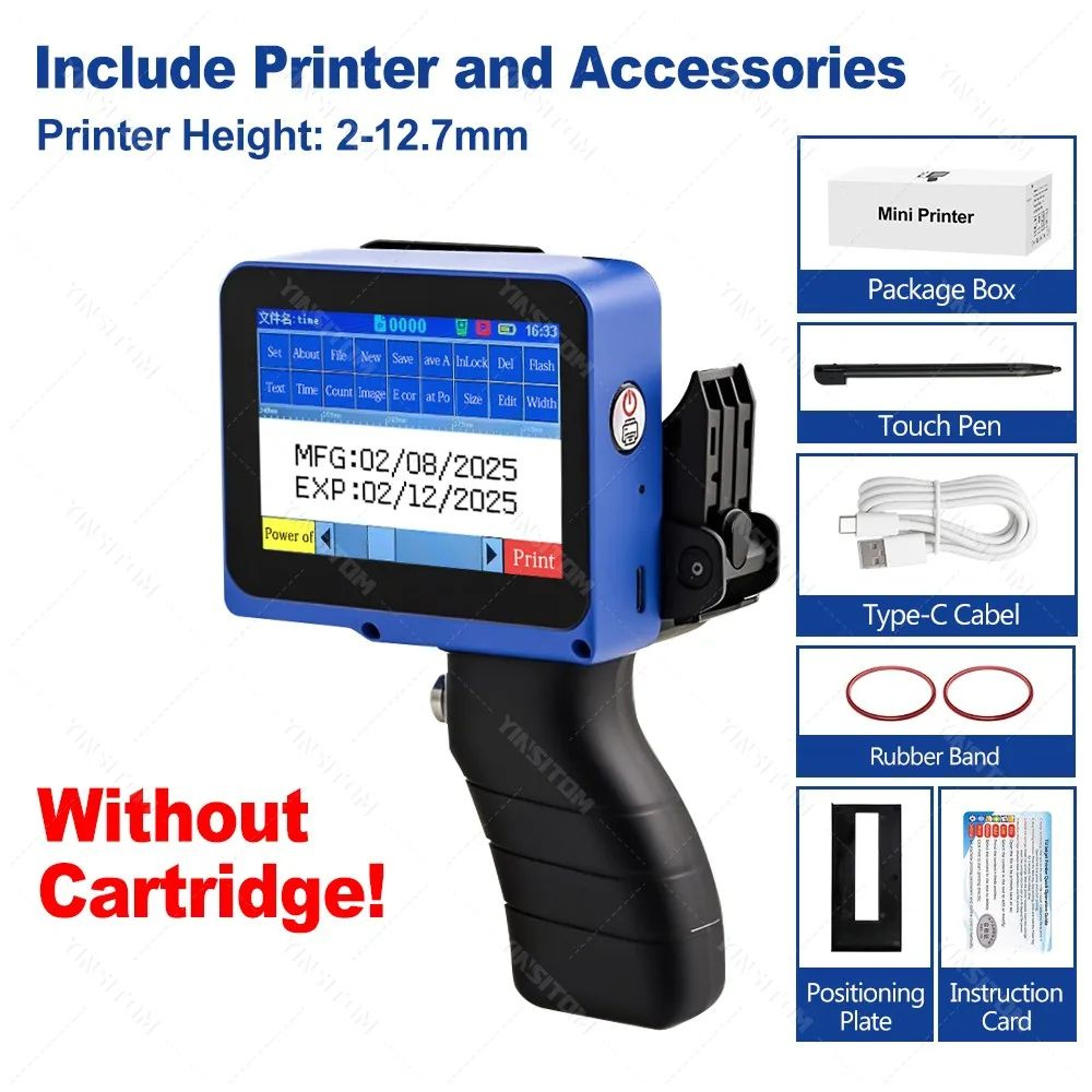 Handheld Inkjet Batch Coding And Barcode Printer 9