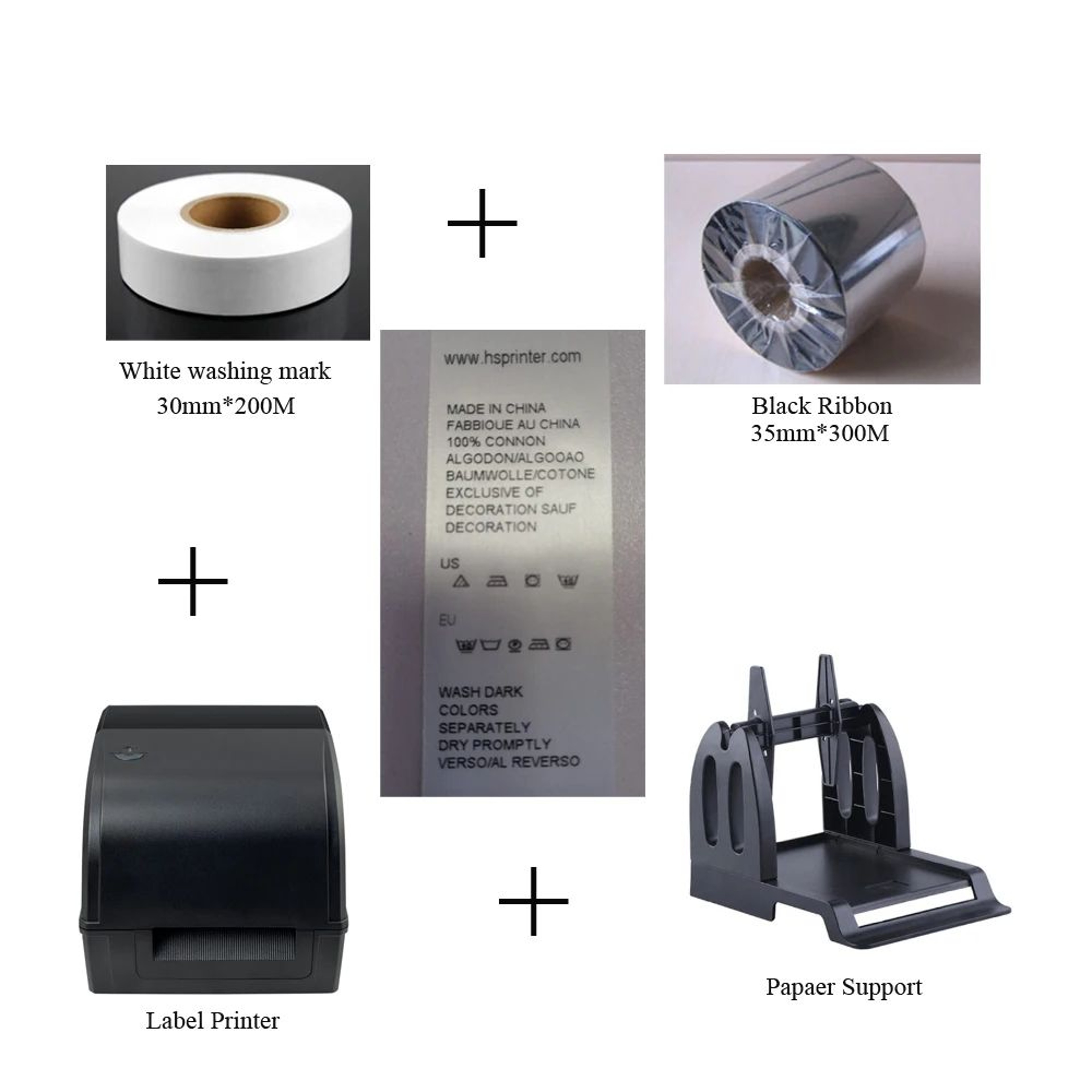 4 Inch Thermal Transfer Clothing Label Printer 7