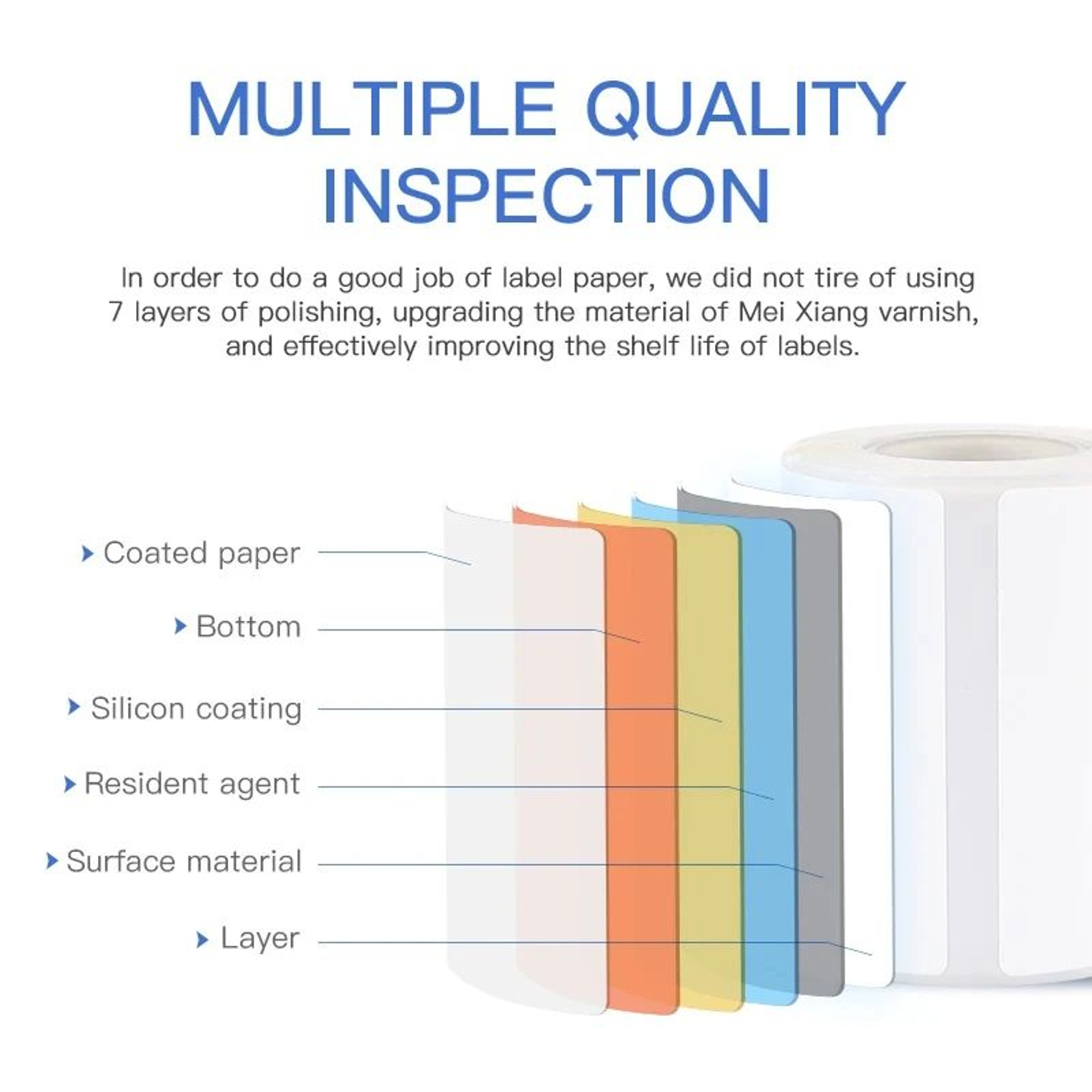 B1 B21 Waterproof Thermal Label Stickers 5