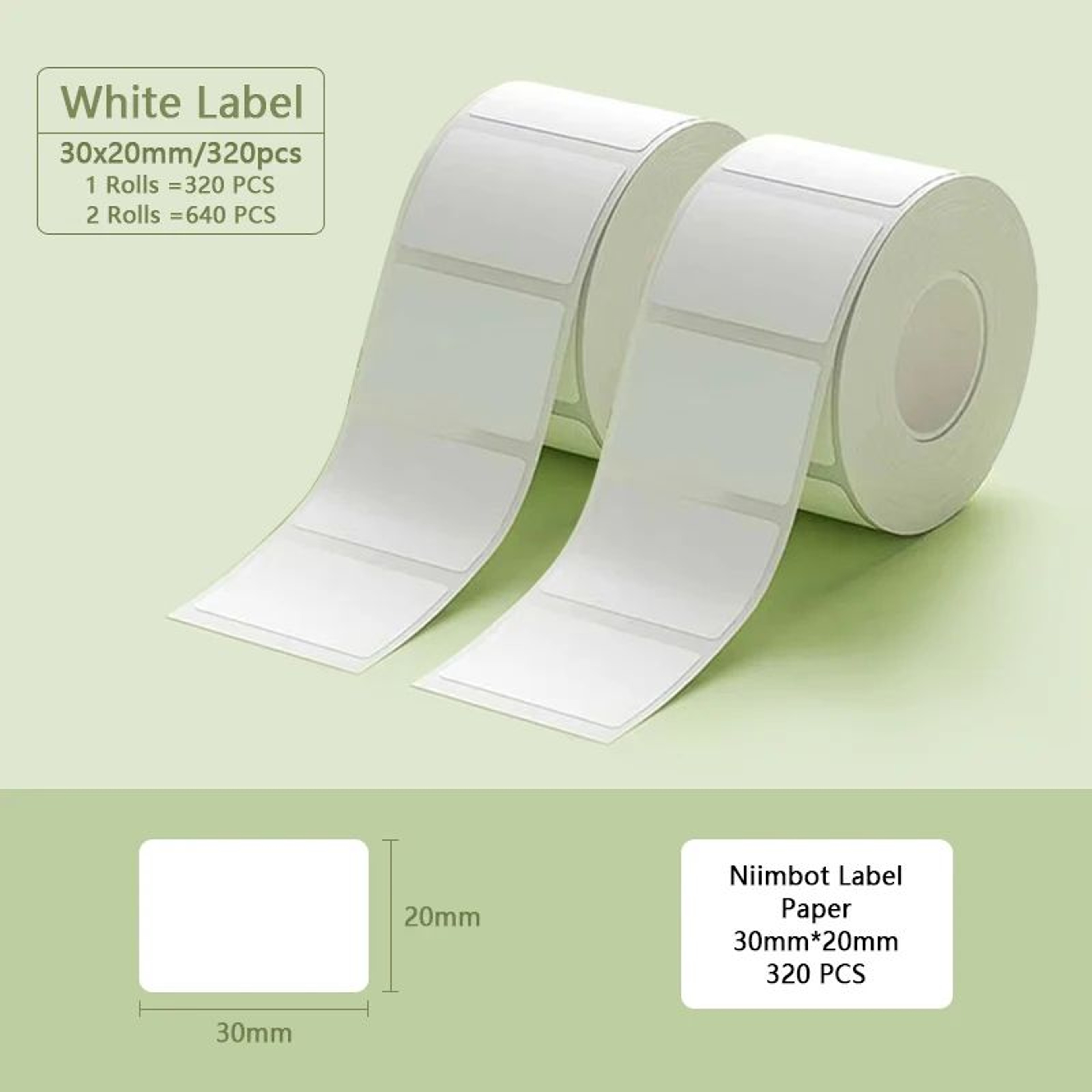 B1 B21 Waterproof Thermal Label Stickers 12