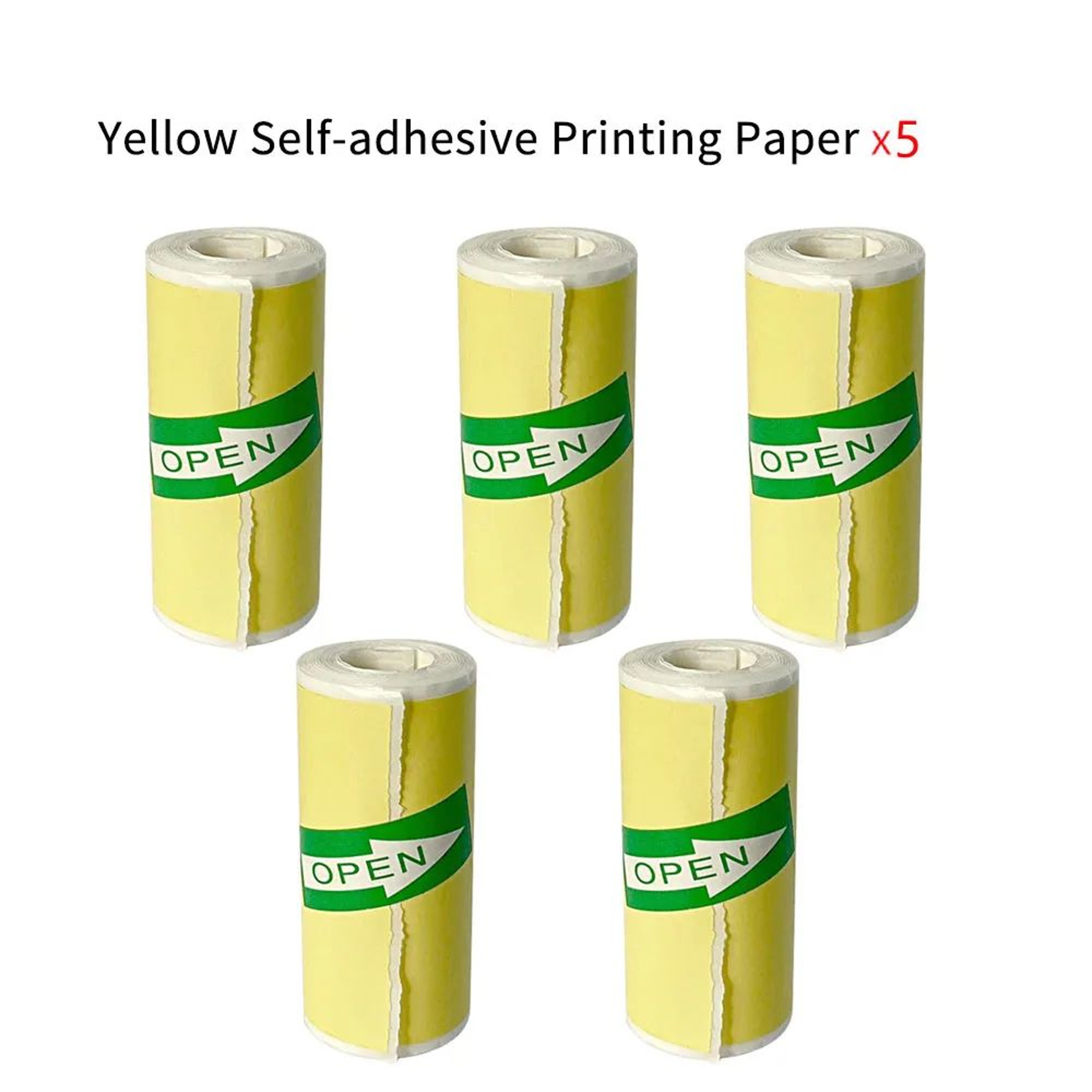 Mini Thermal Sticker Paper Rolls 12