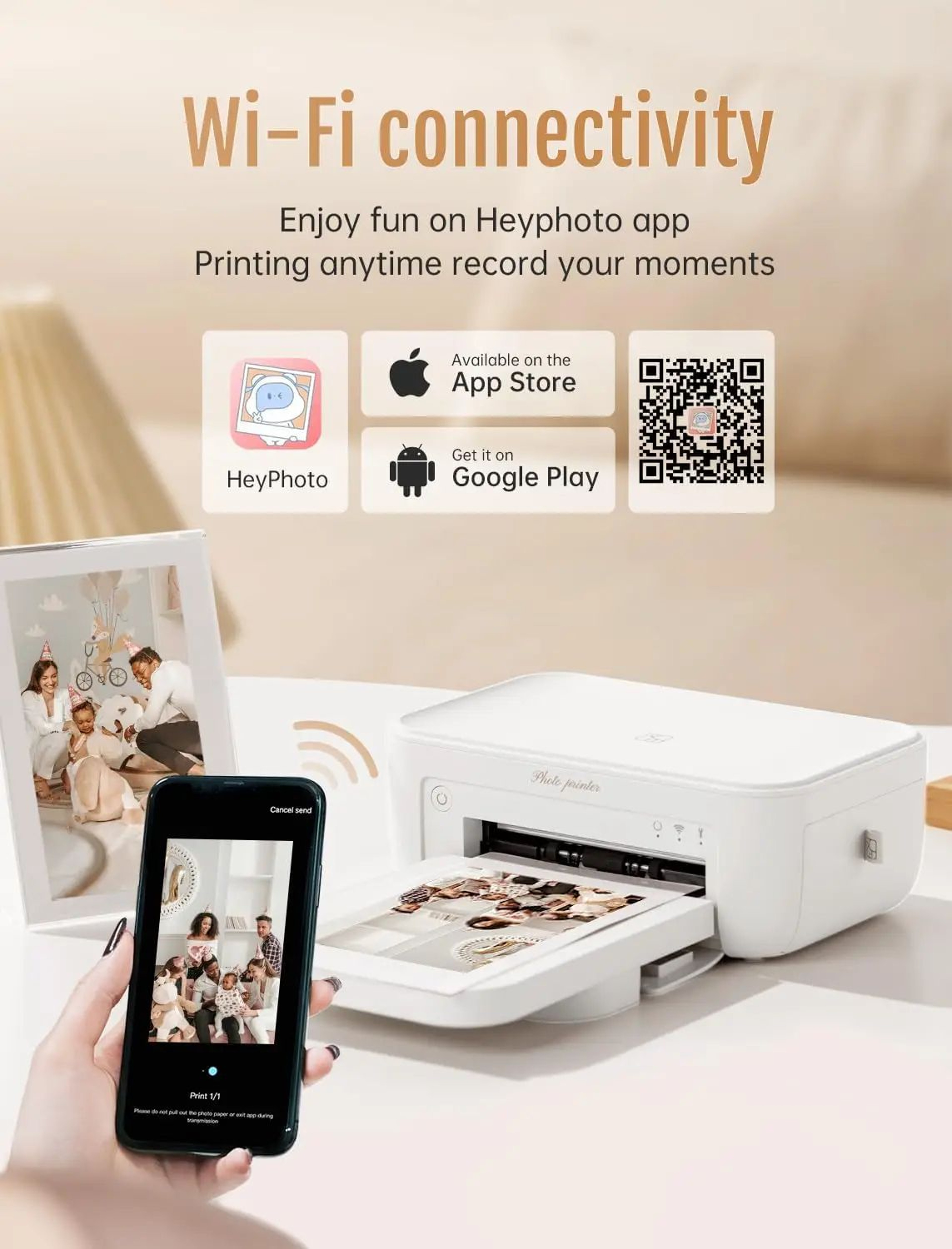 HPRT 4x6 Wireless Photo Printer 4
