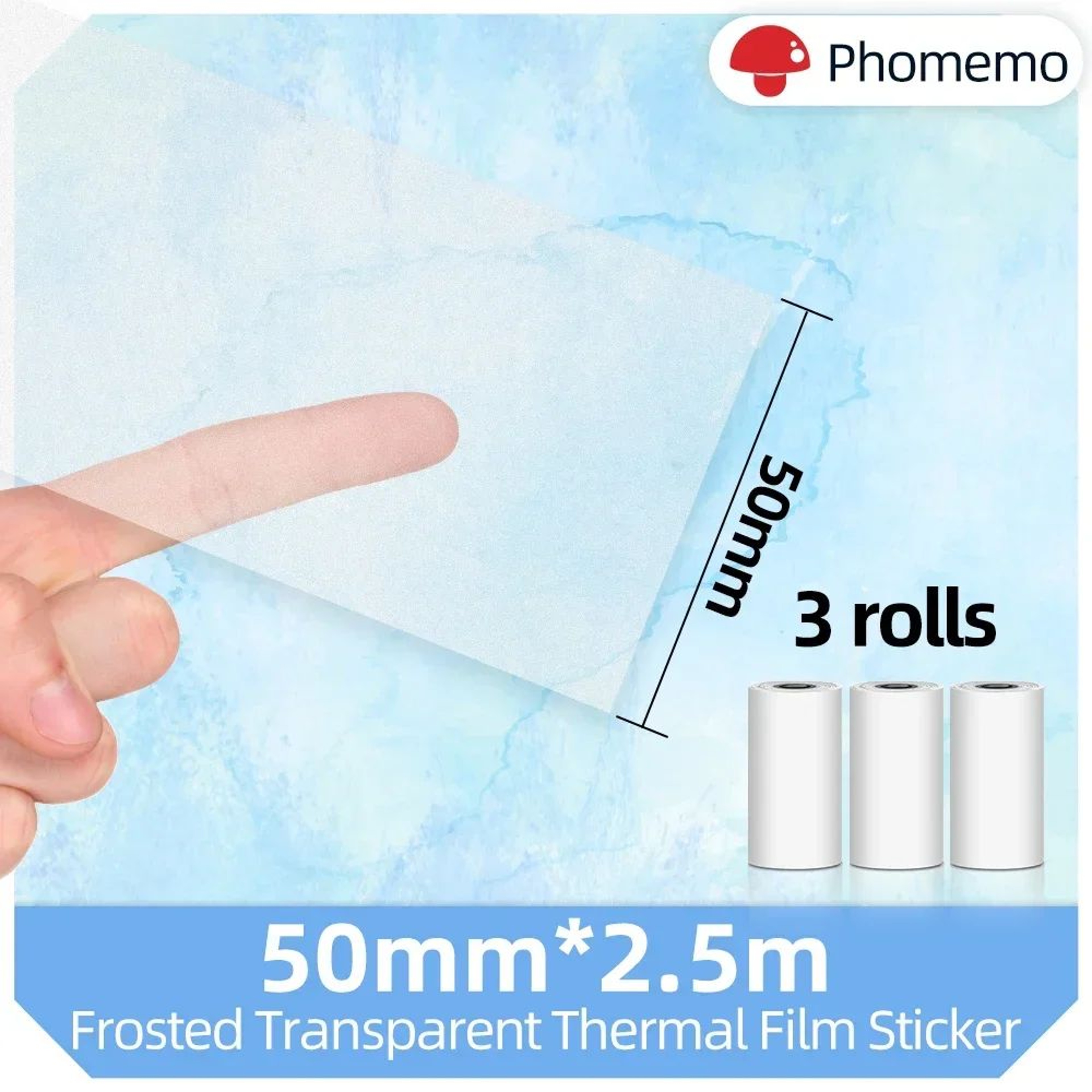 Phomemo Transparent Thermal Sticker Paper 7