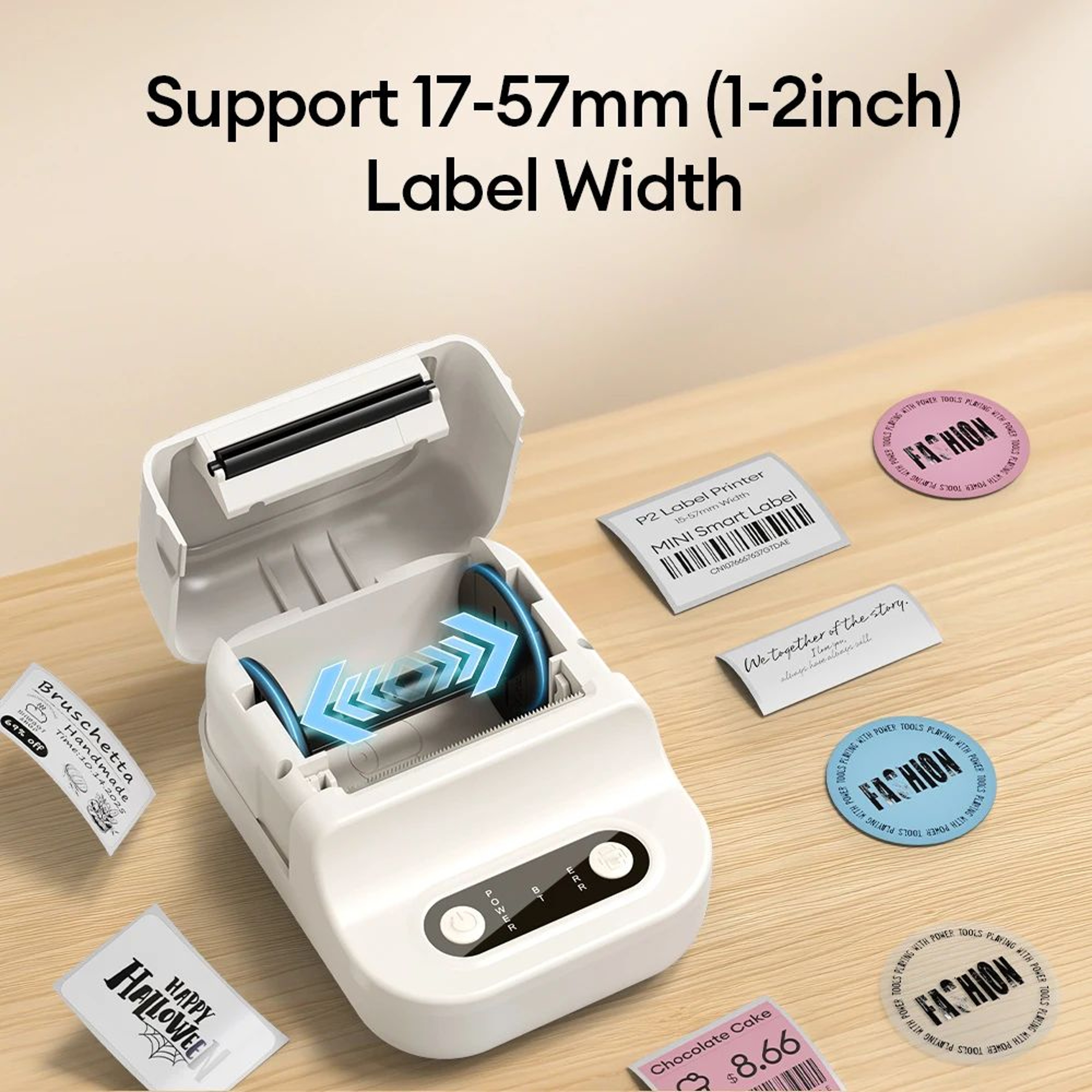 B21 Mini Portable Thermal Label Printer 2