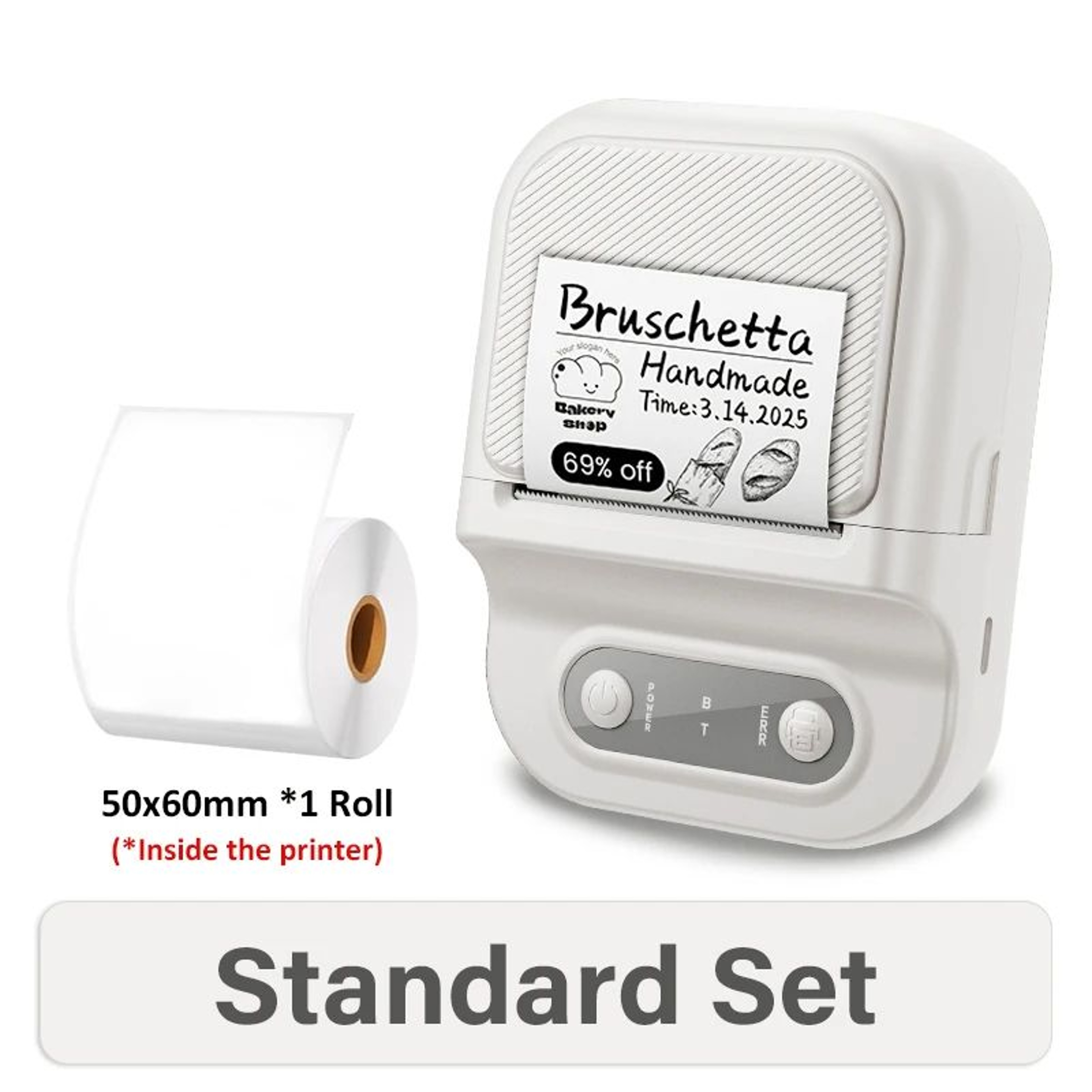 B21 Mini Portable Thermal Label Printer 7