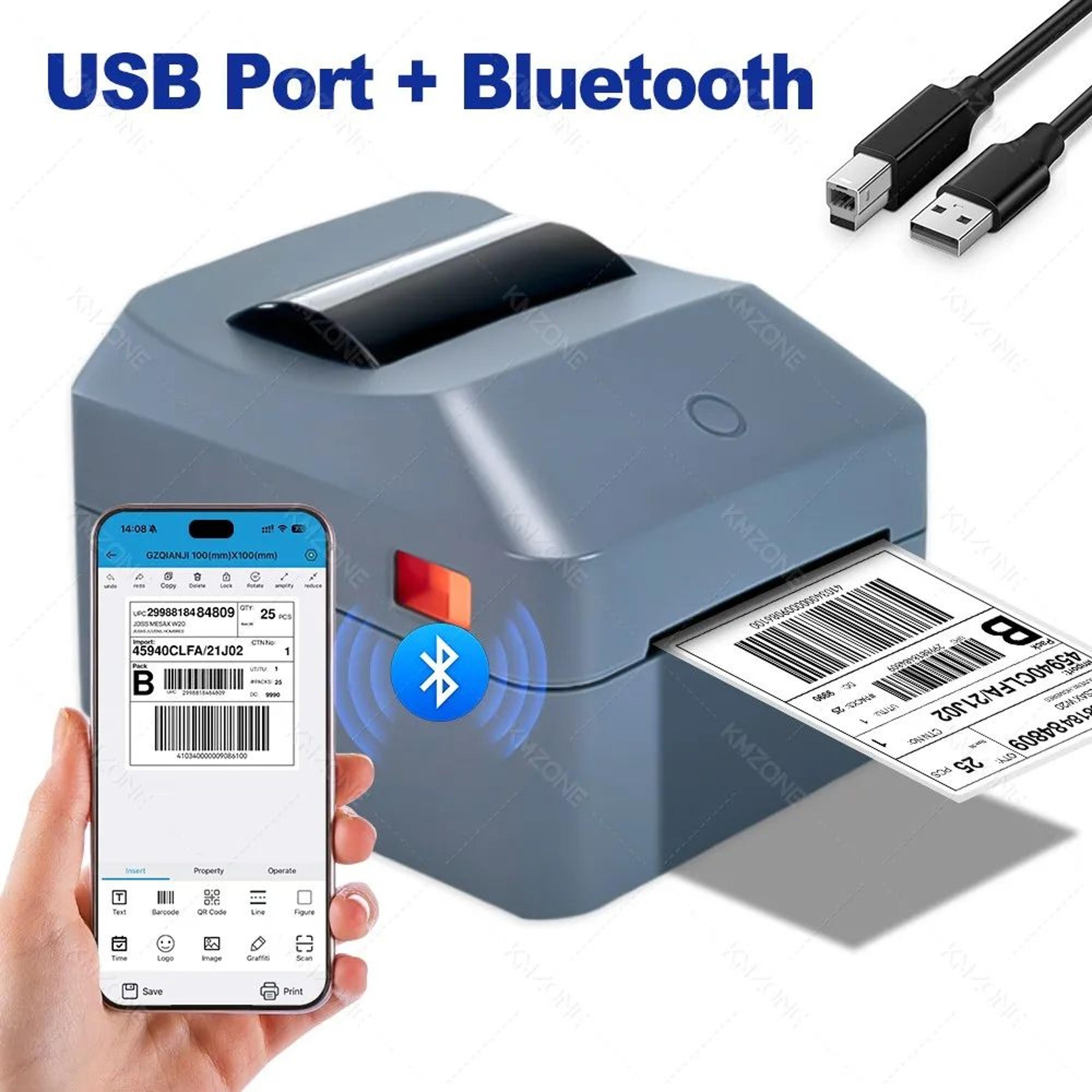 4 Inch Thermal Shipping Label Printer 7