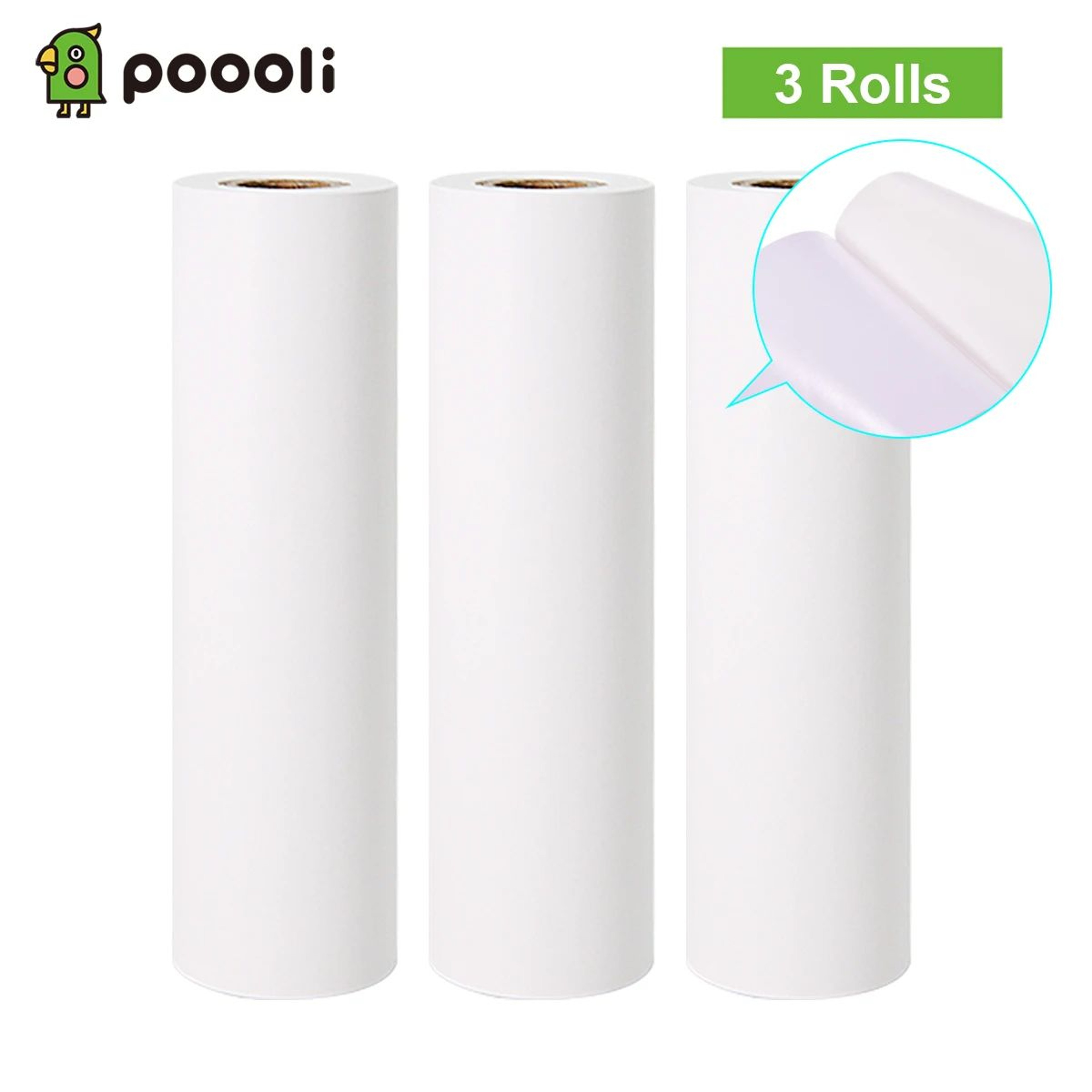 Poooli L3 Thermal Paper Rolls 3 Pack 0