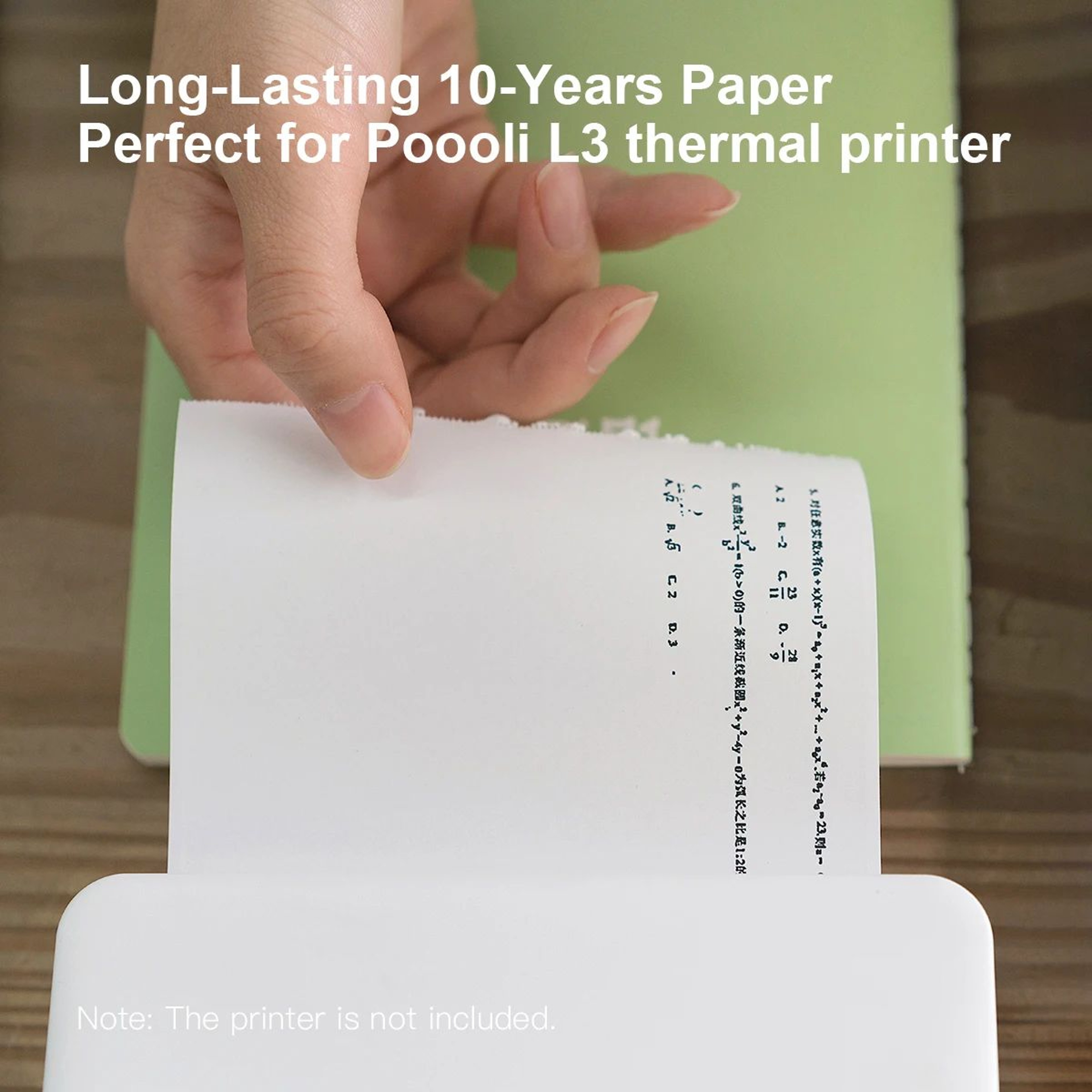 Poooli L3 Thermal Paper Rolls 3 Pack 2