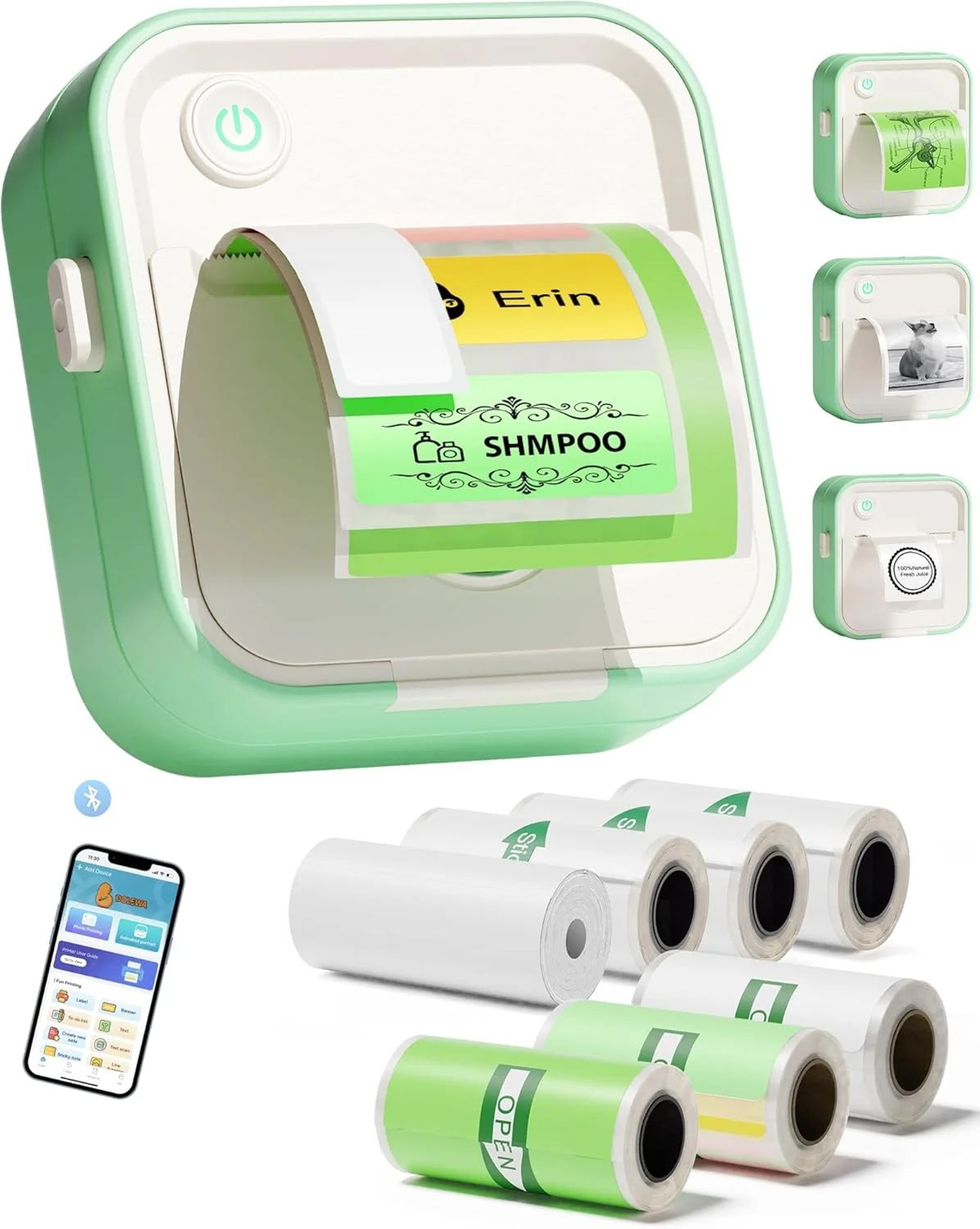 D5 Mini Portable Thermal Label Printer 9