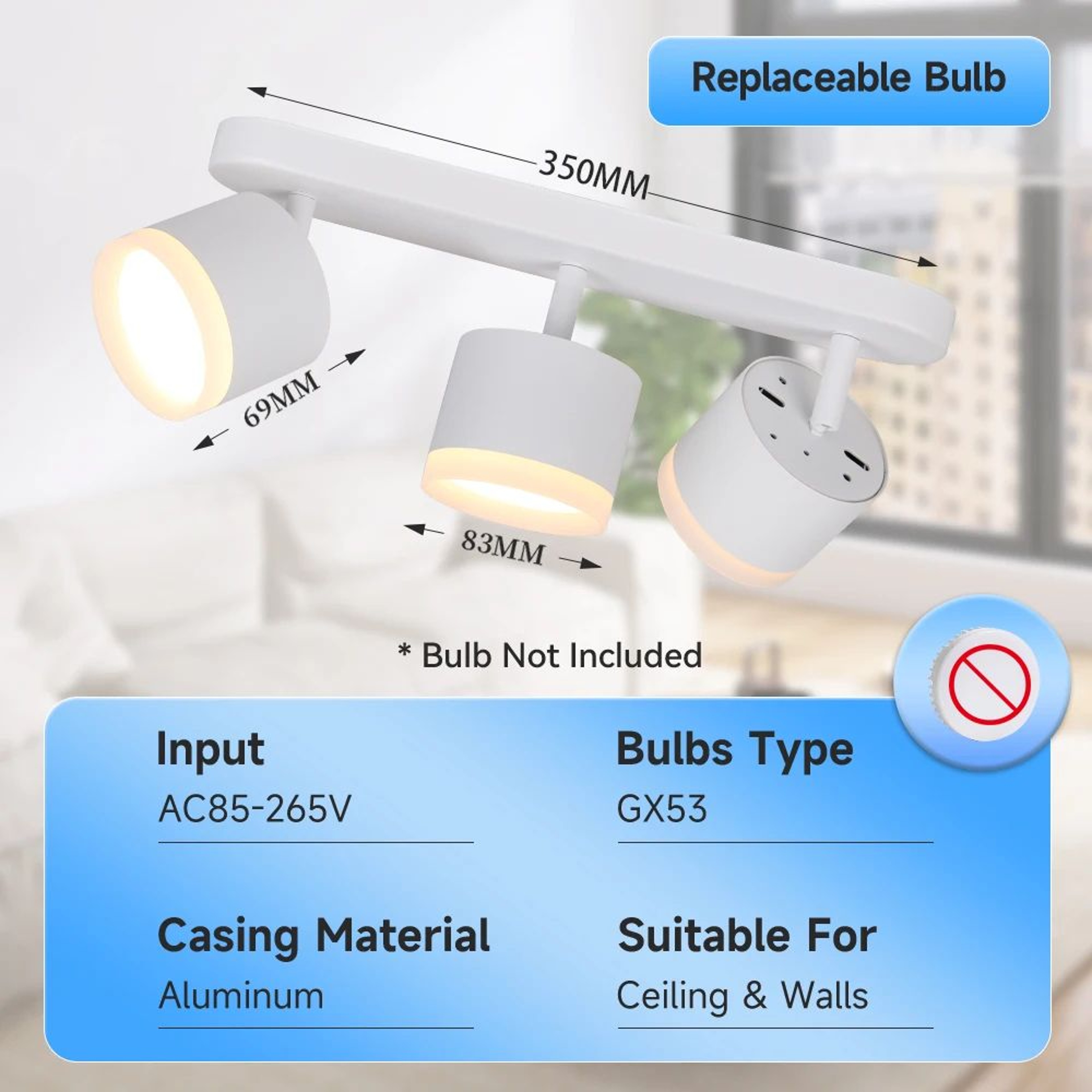 GX53 LED Ceiling Spotlight 10