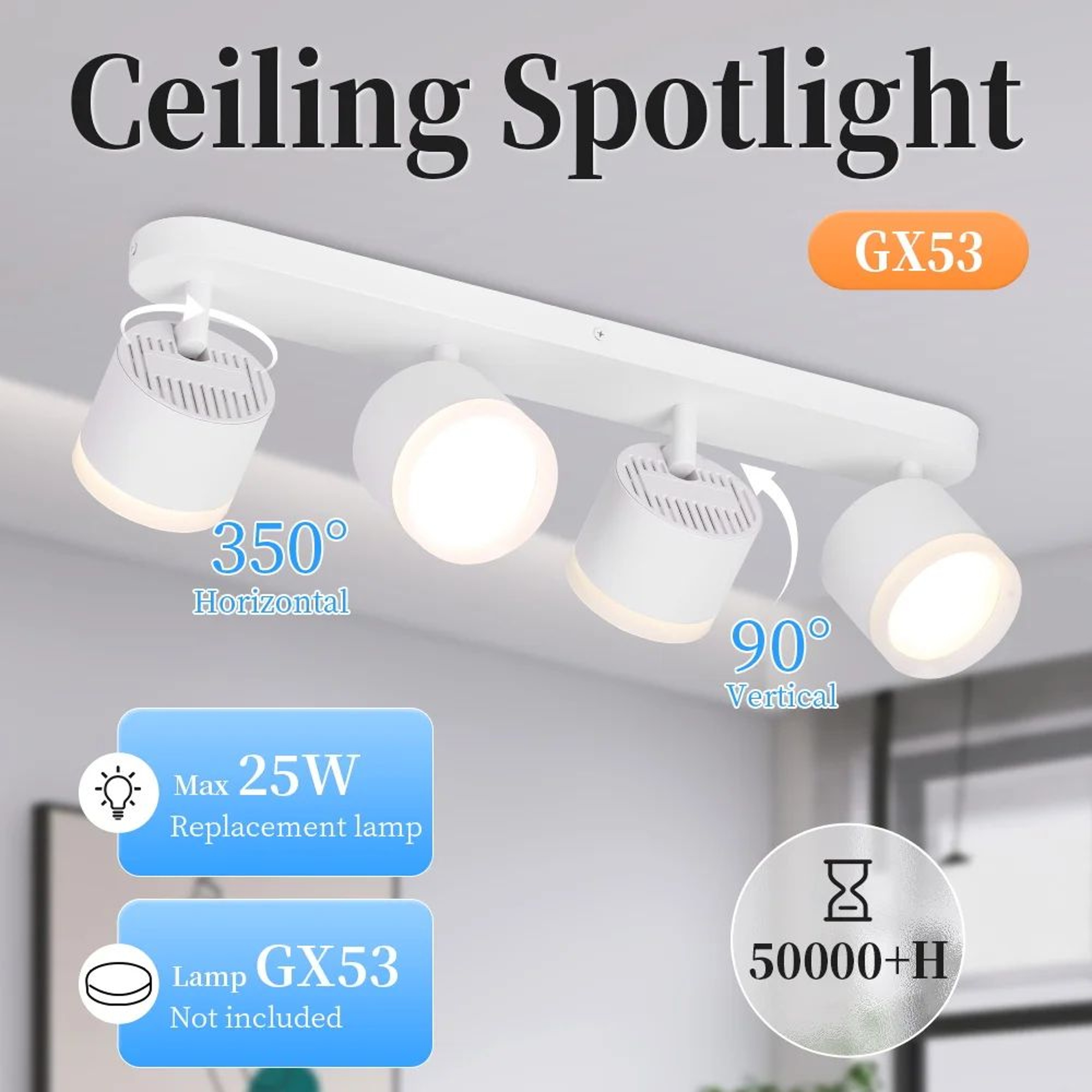 GX53 LED Ceiling Spotlight 2