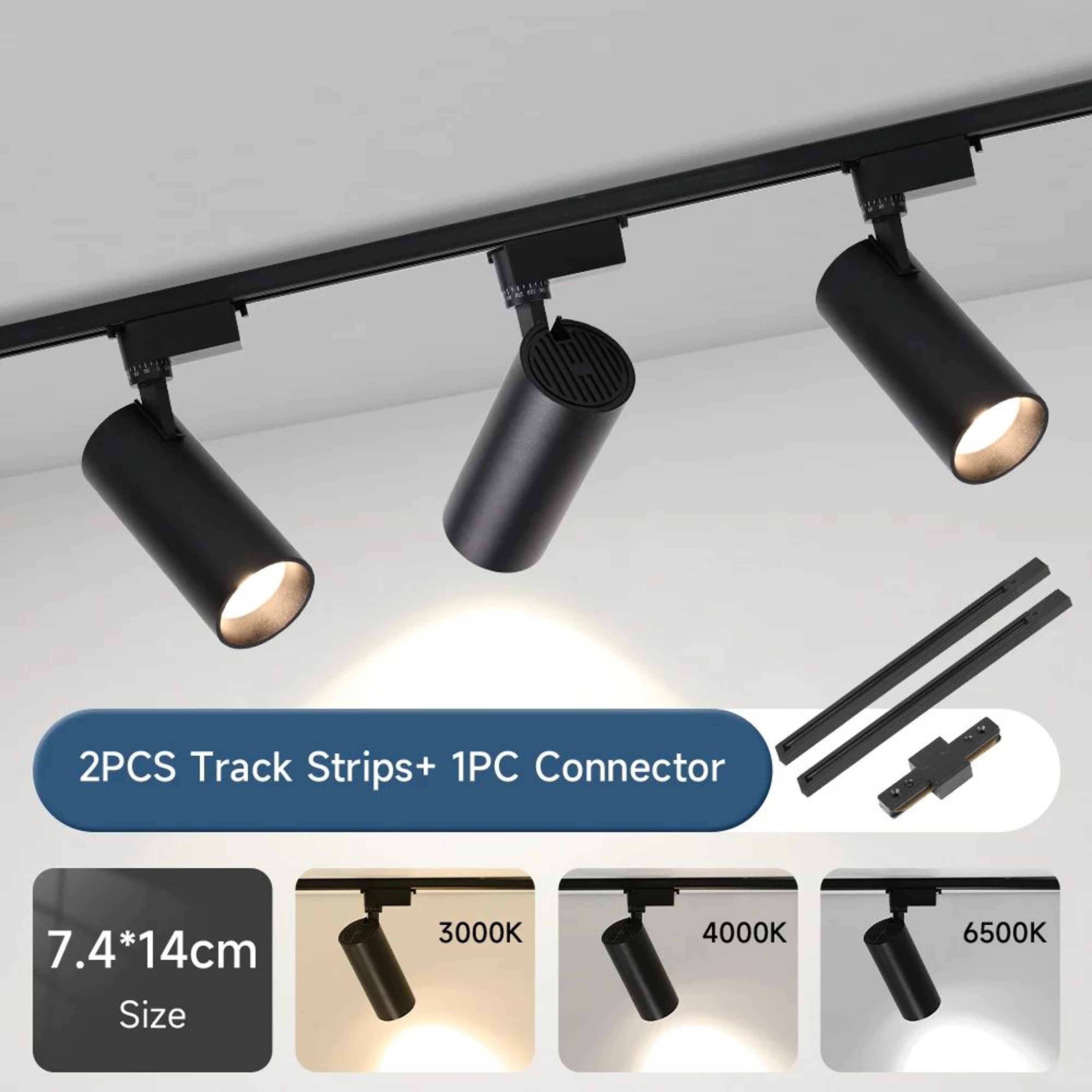 Modern COB LED Track Lighting Set 8