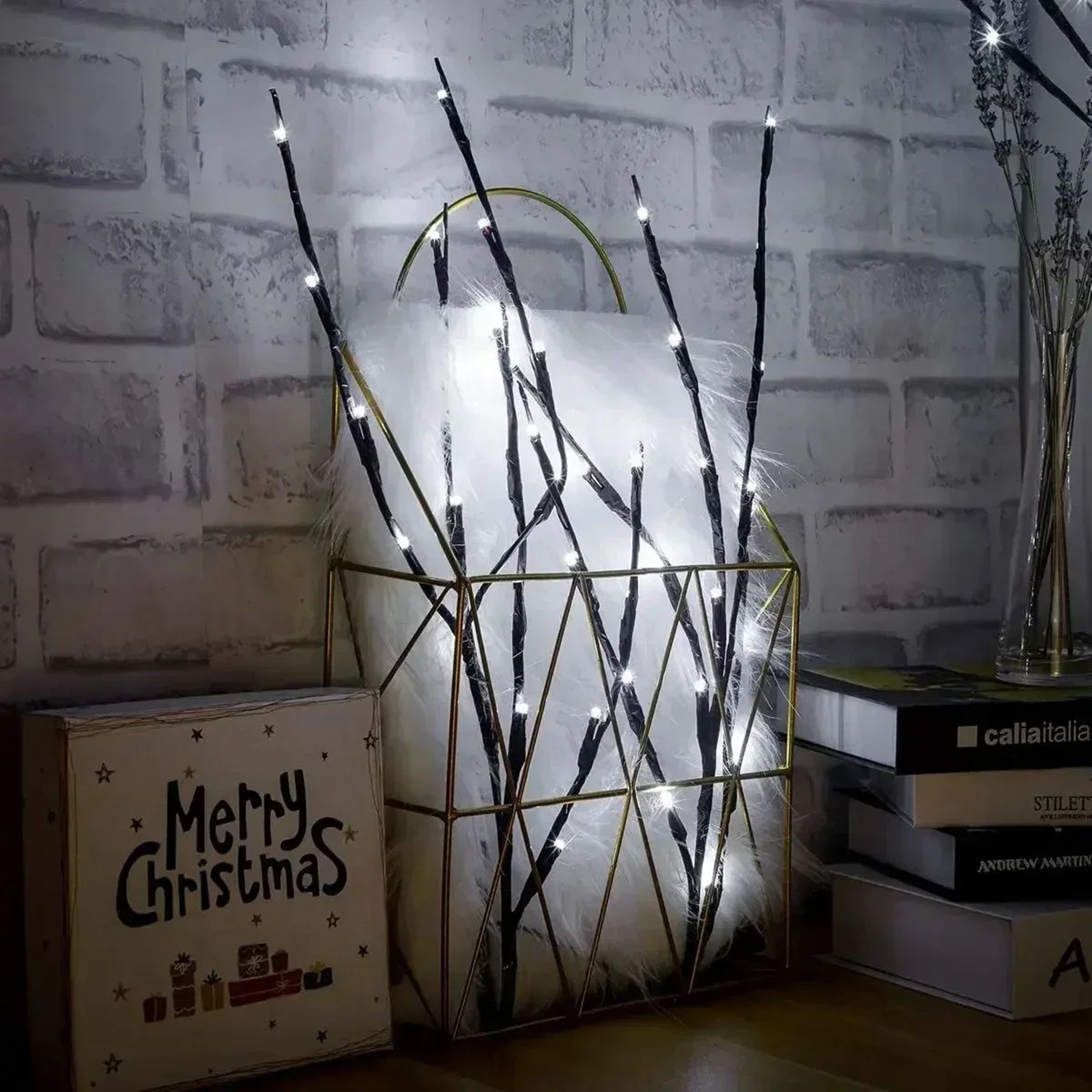 20 LED Decorative Willow Branch Lights 5