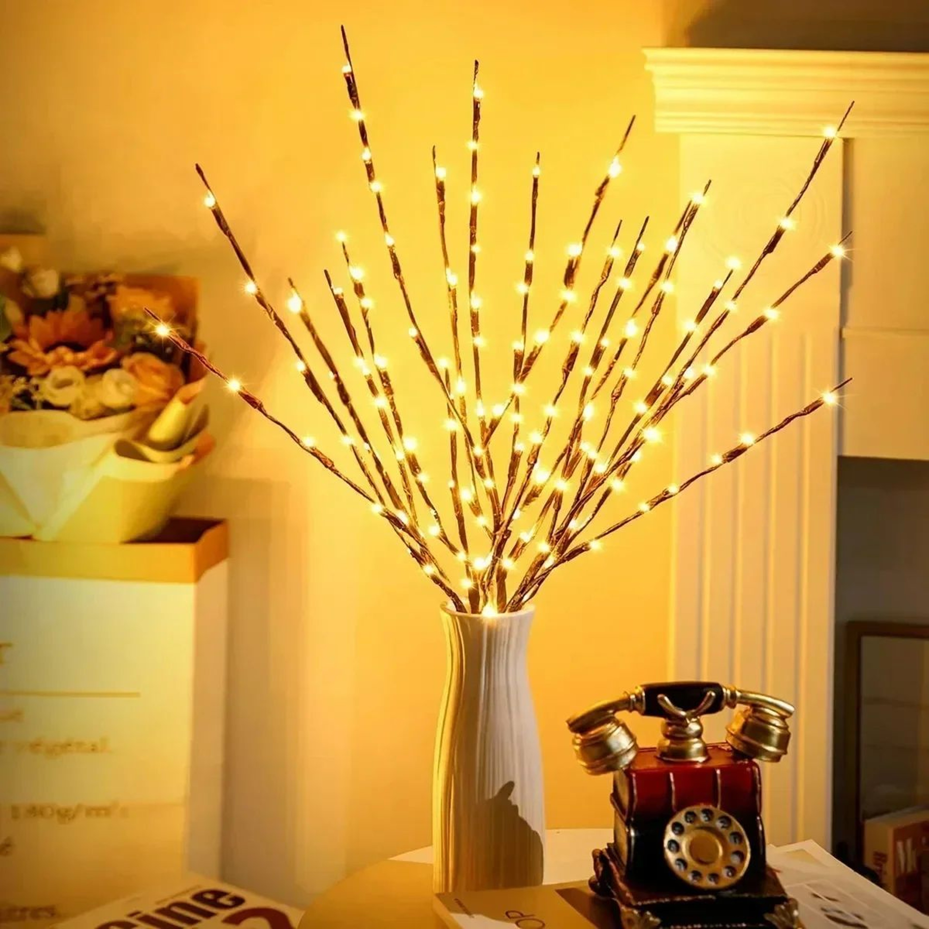 20 LED Decorative Willow Branch Lights 0