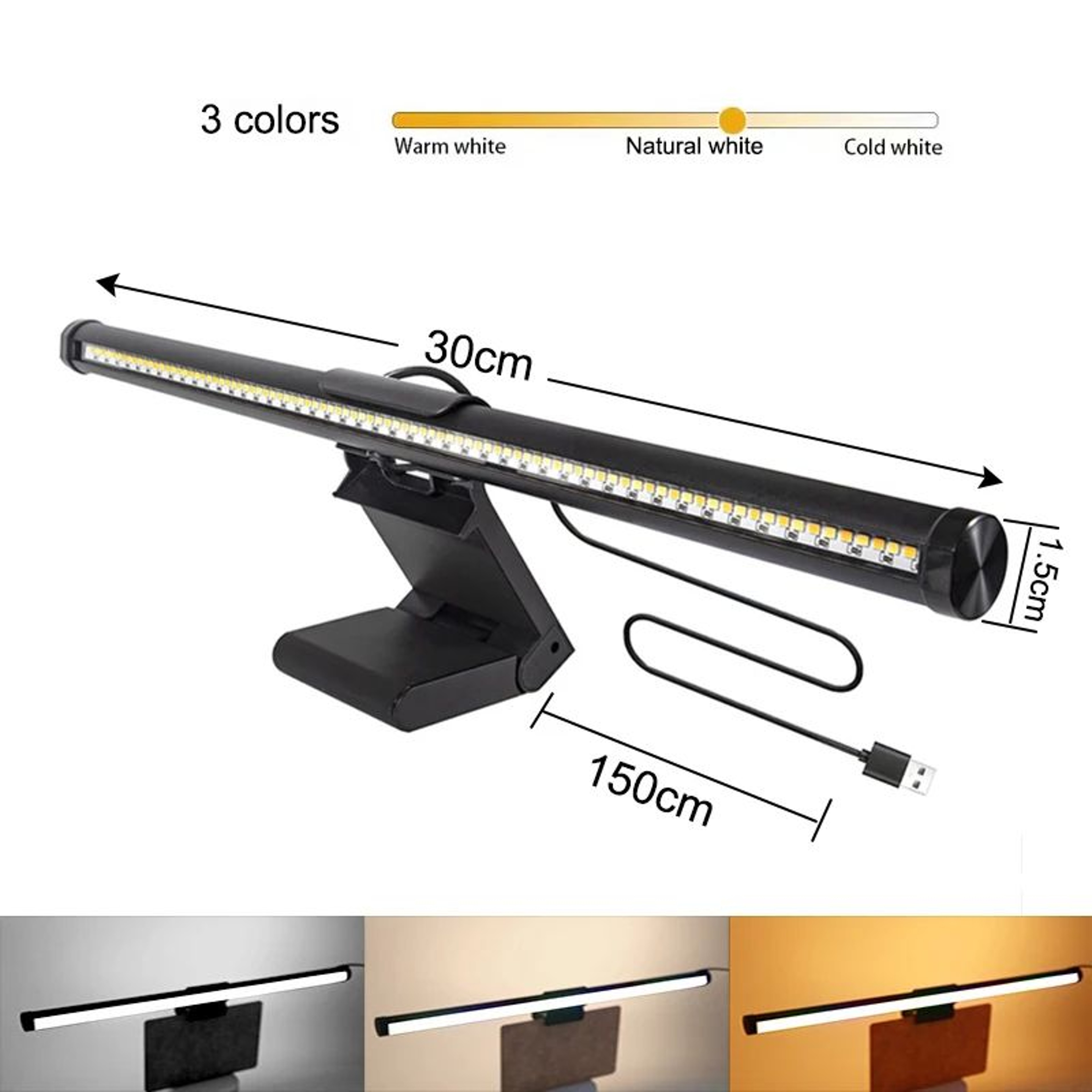 RGB Dimmable LED Monitor Light Bar 6