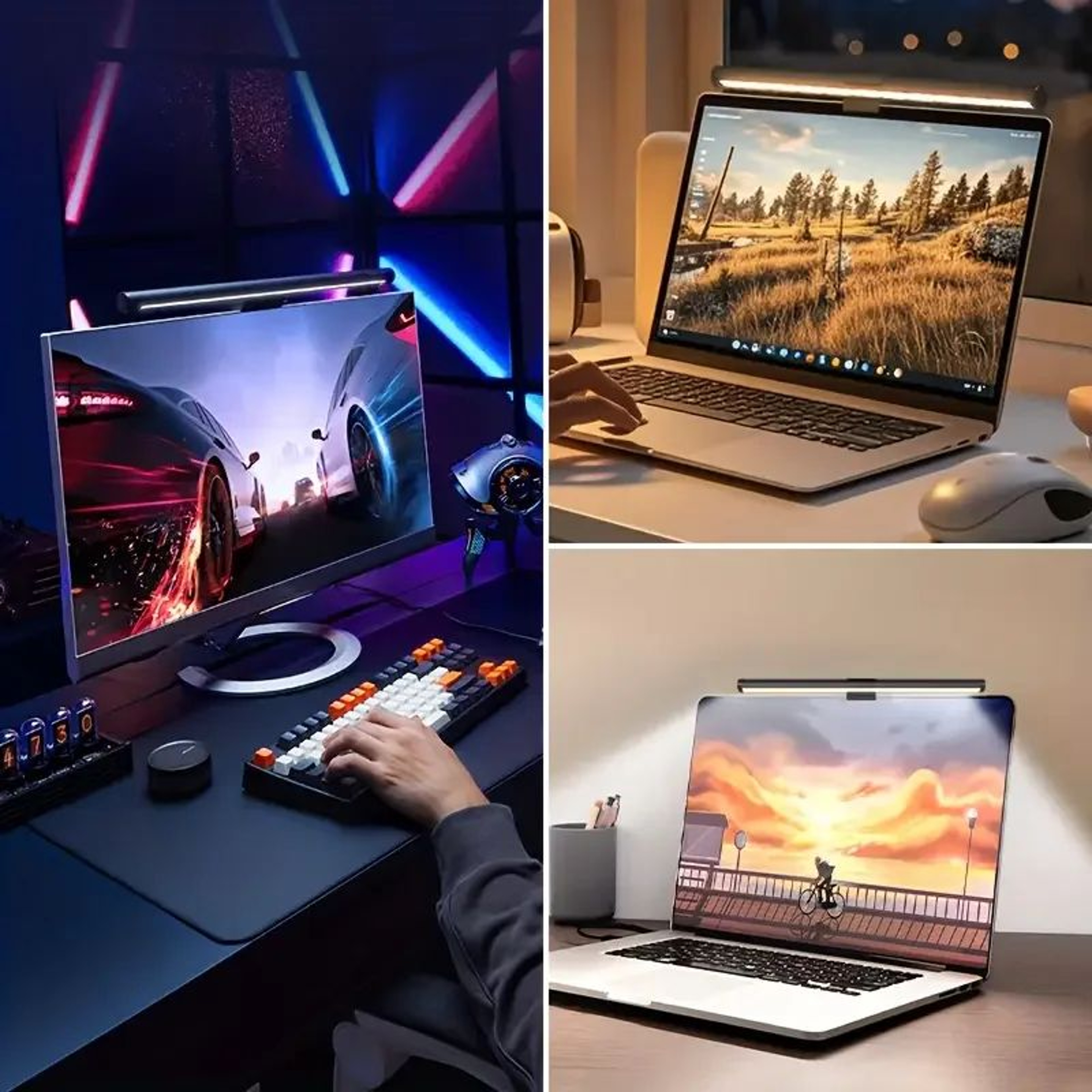 RGB Dimmable LED Monitor Light Bar 0
