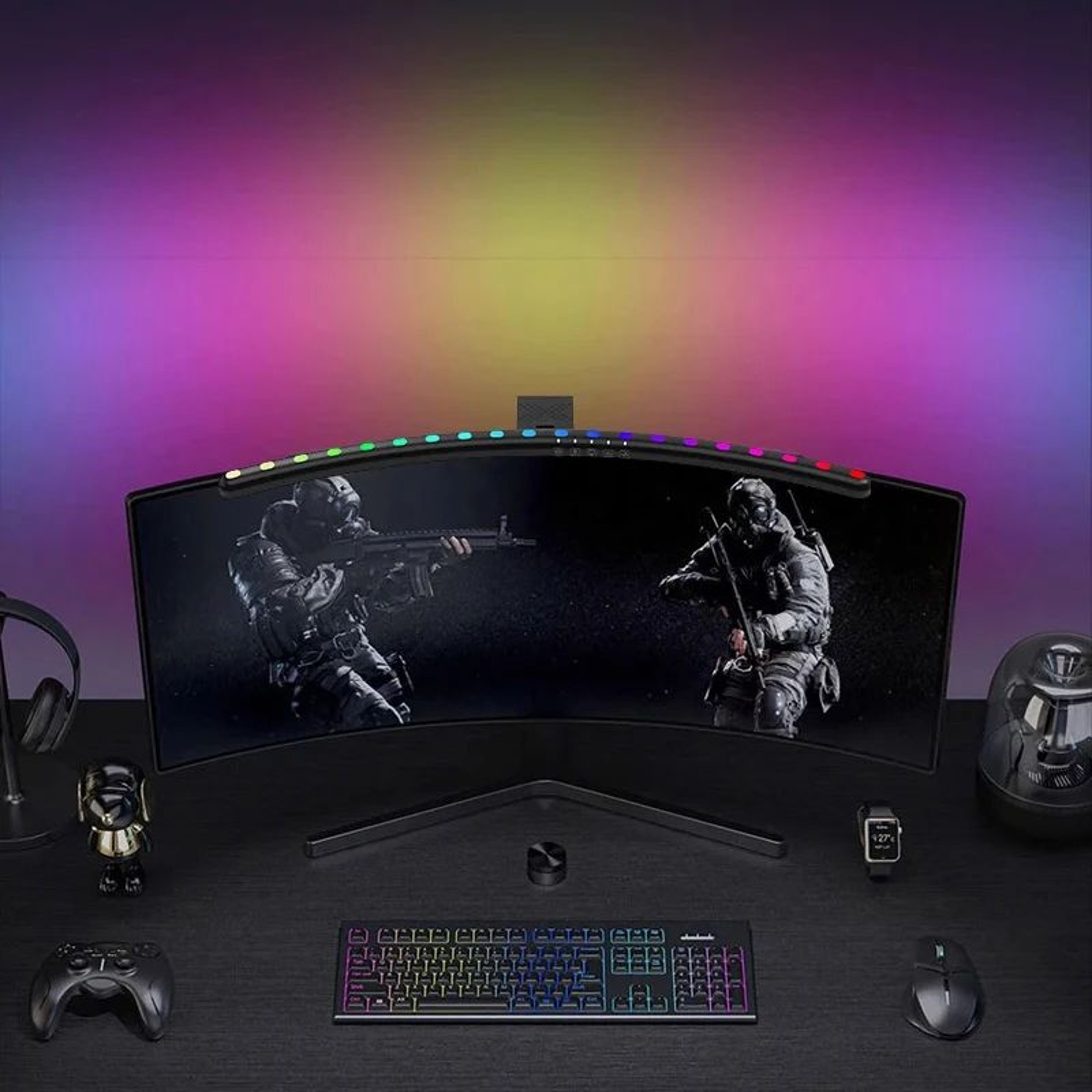 RGB Gaming Monitor Light Bar 4