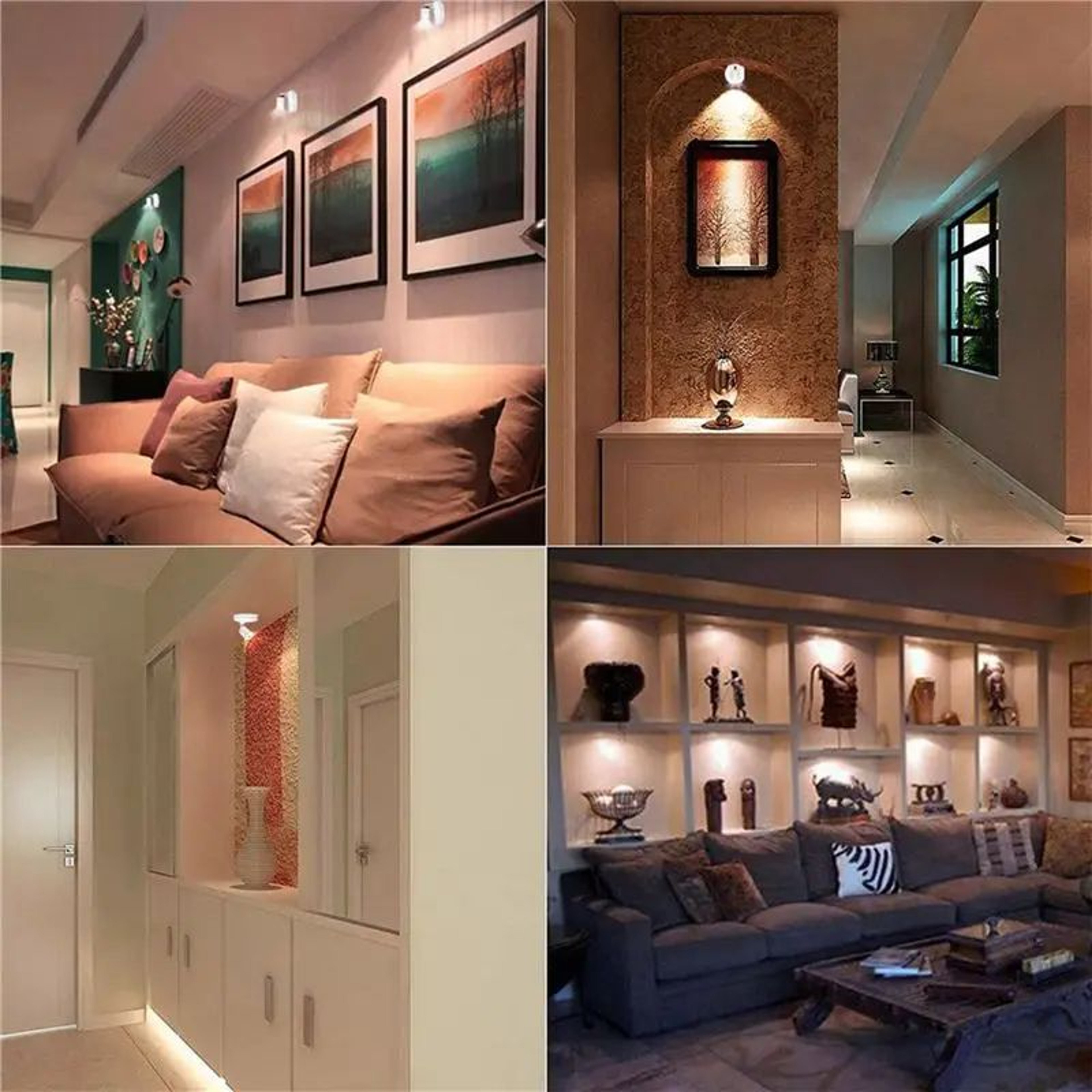 Wireless Dimmable LED Accent Spotlights 6 Pack 4