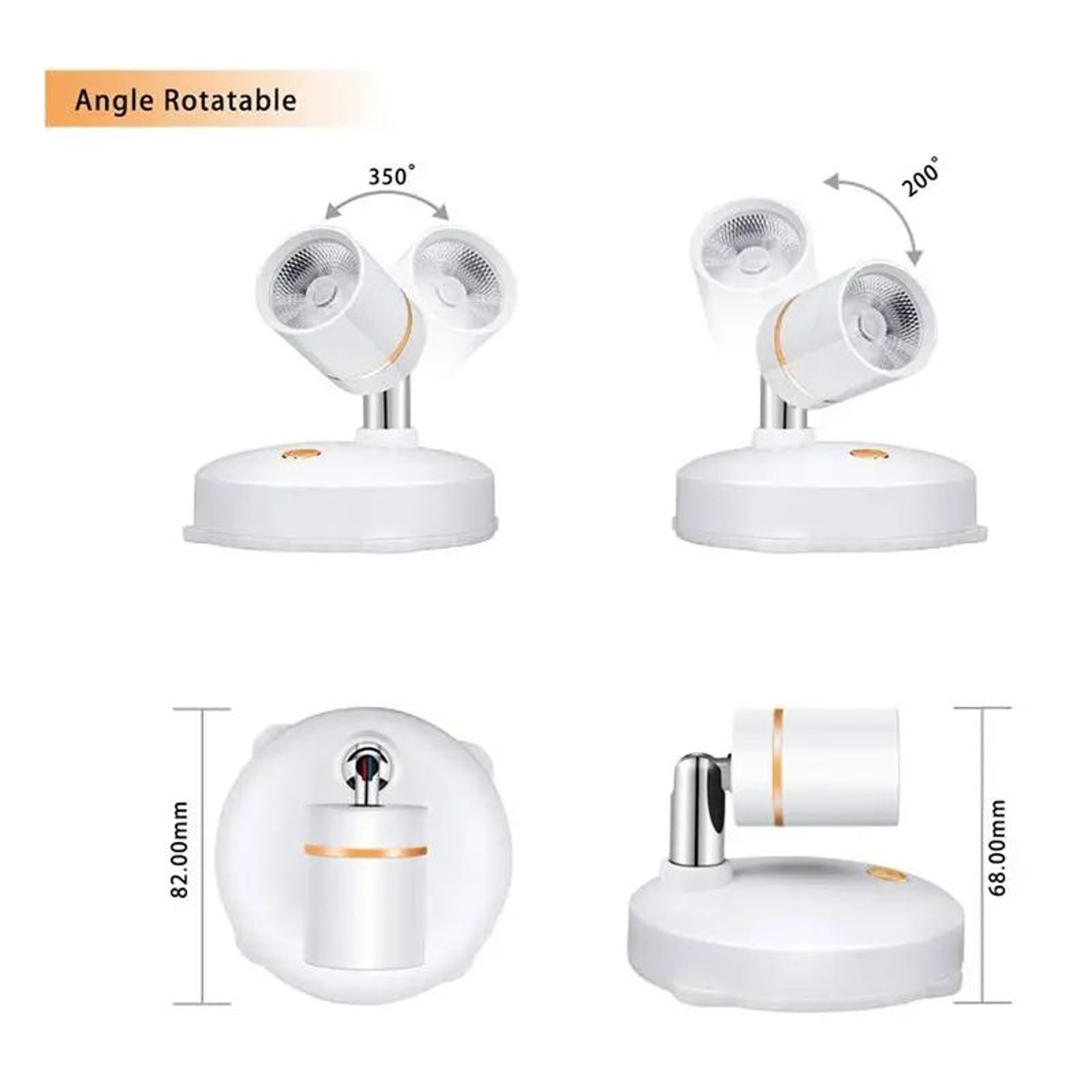 Wireless Dimmable LED Accent Spotlights 6 Pack 5