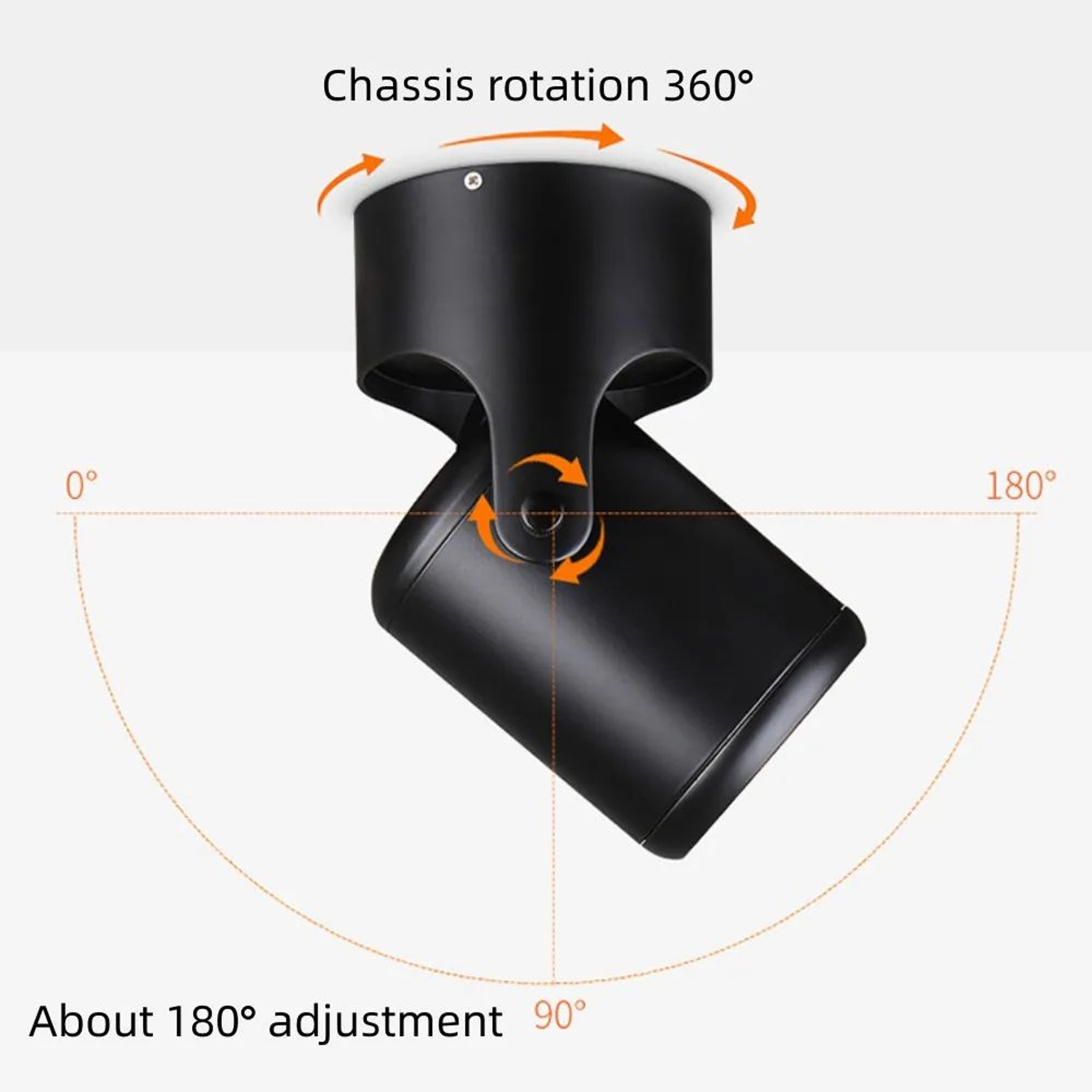 Rotatable Dimmable LED Ceiling Downlight 1