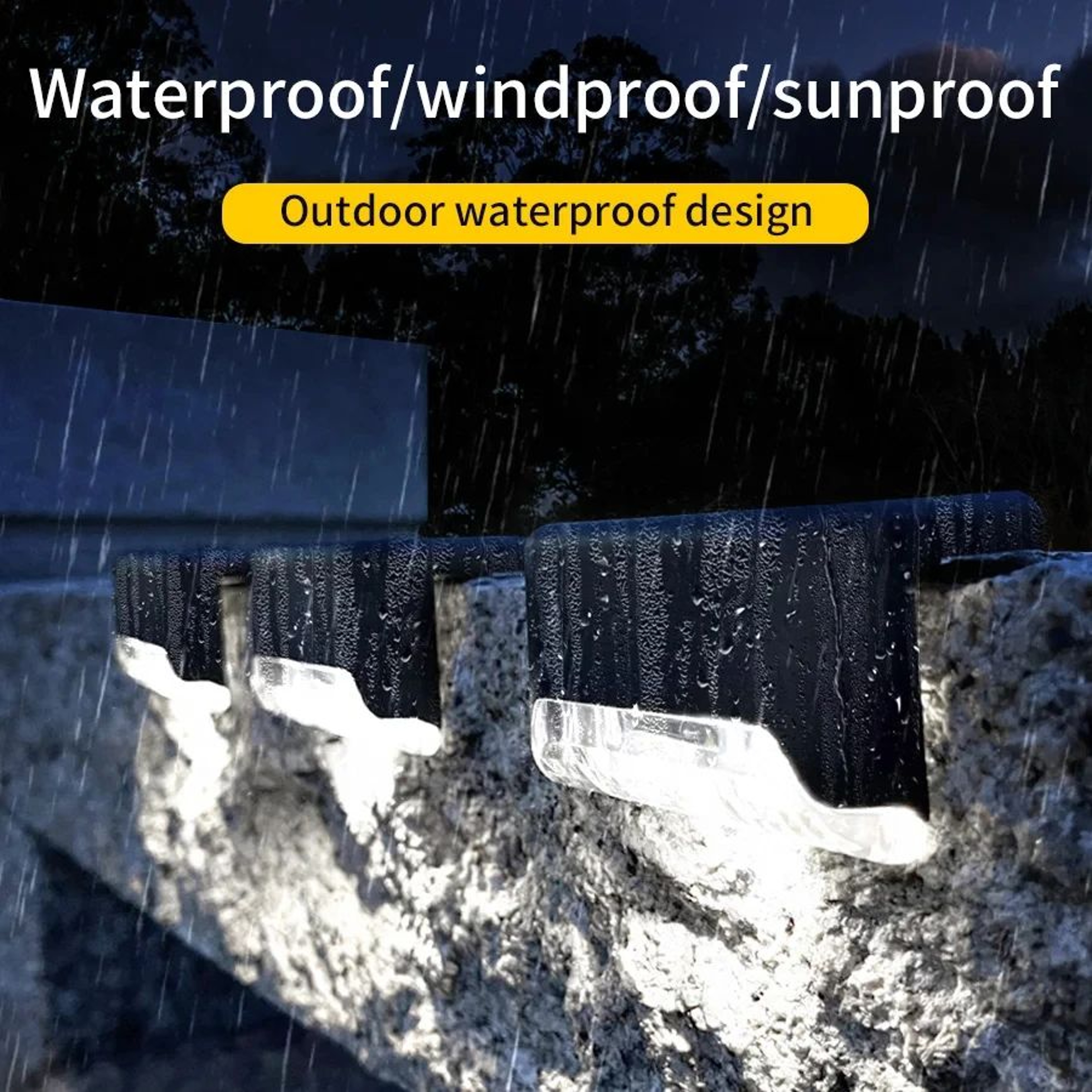 Waterproof Solar LED Deck And Step Lights 2