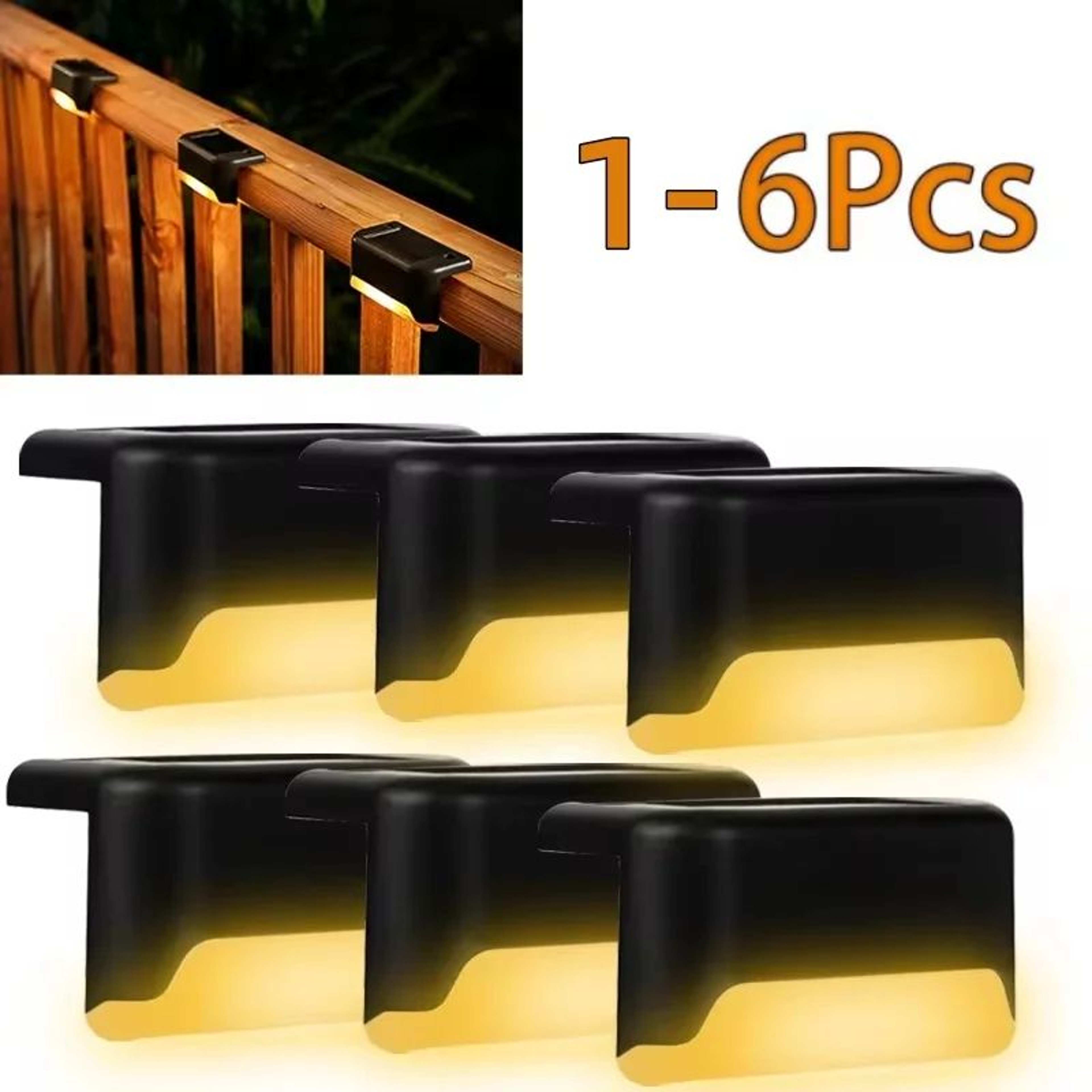 Waterproof Solar LED Deck And Step Lights 0