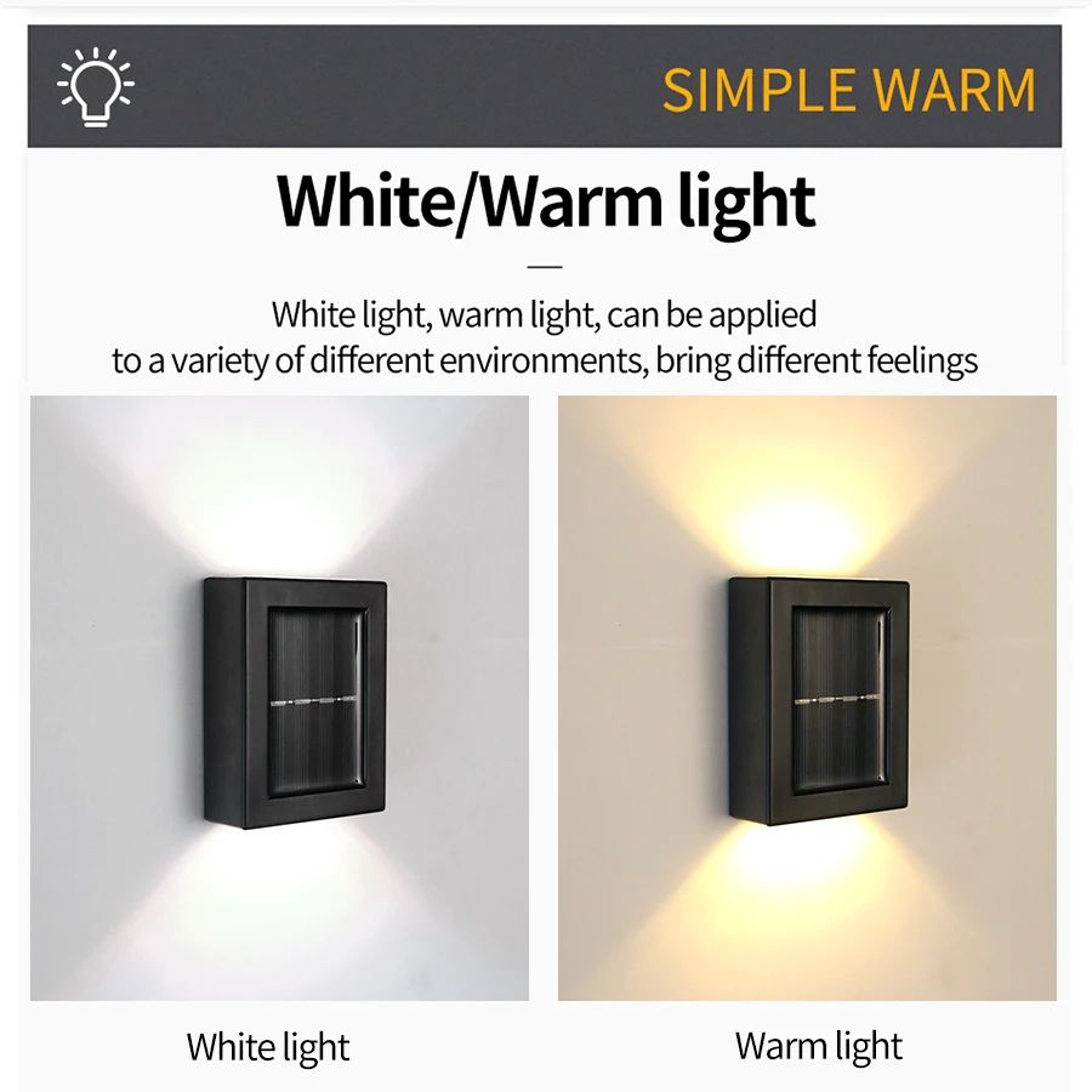 Solar Up And Down Outdoor Wall Lights 3