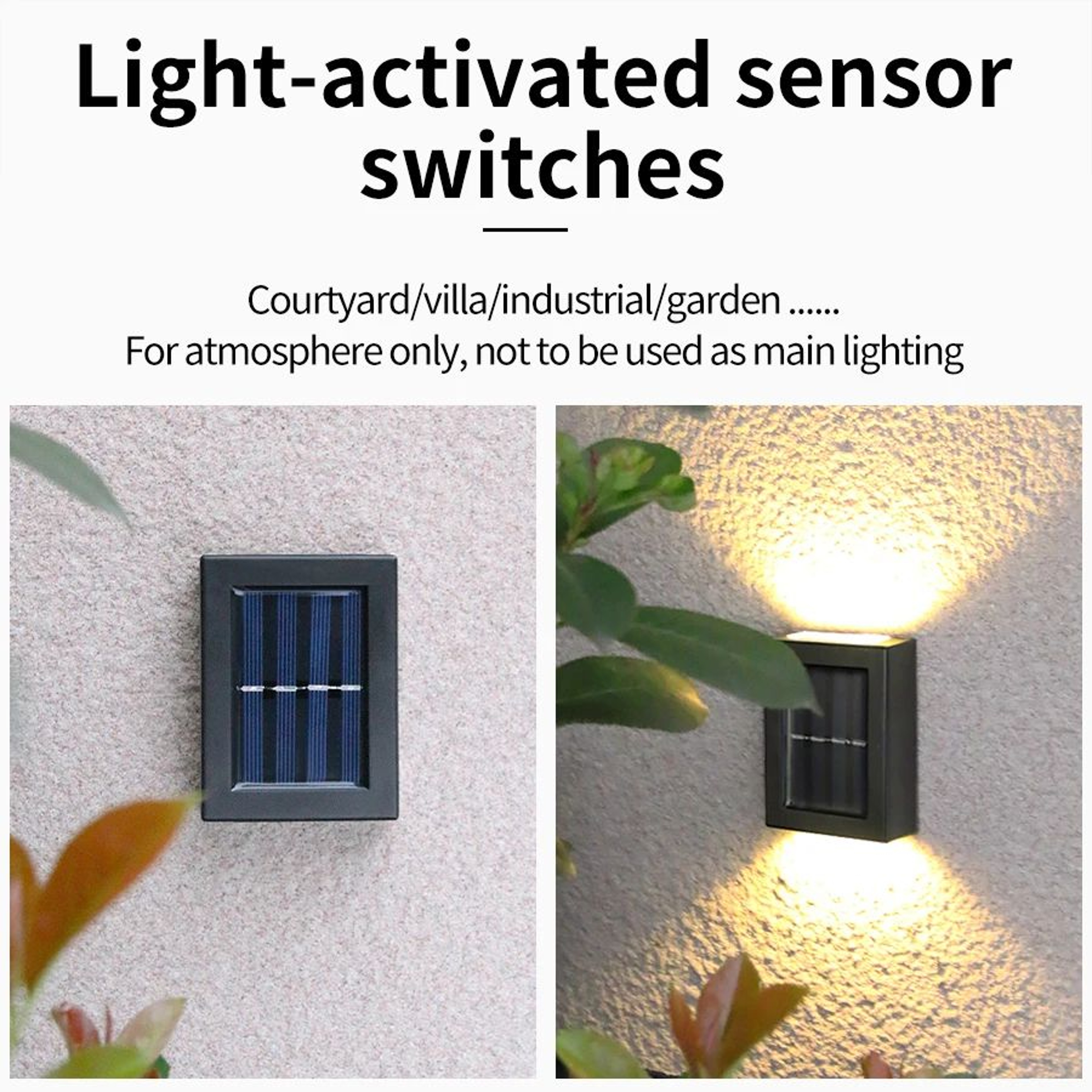 Solar Up And Down Outdoor Wall Lights 2