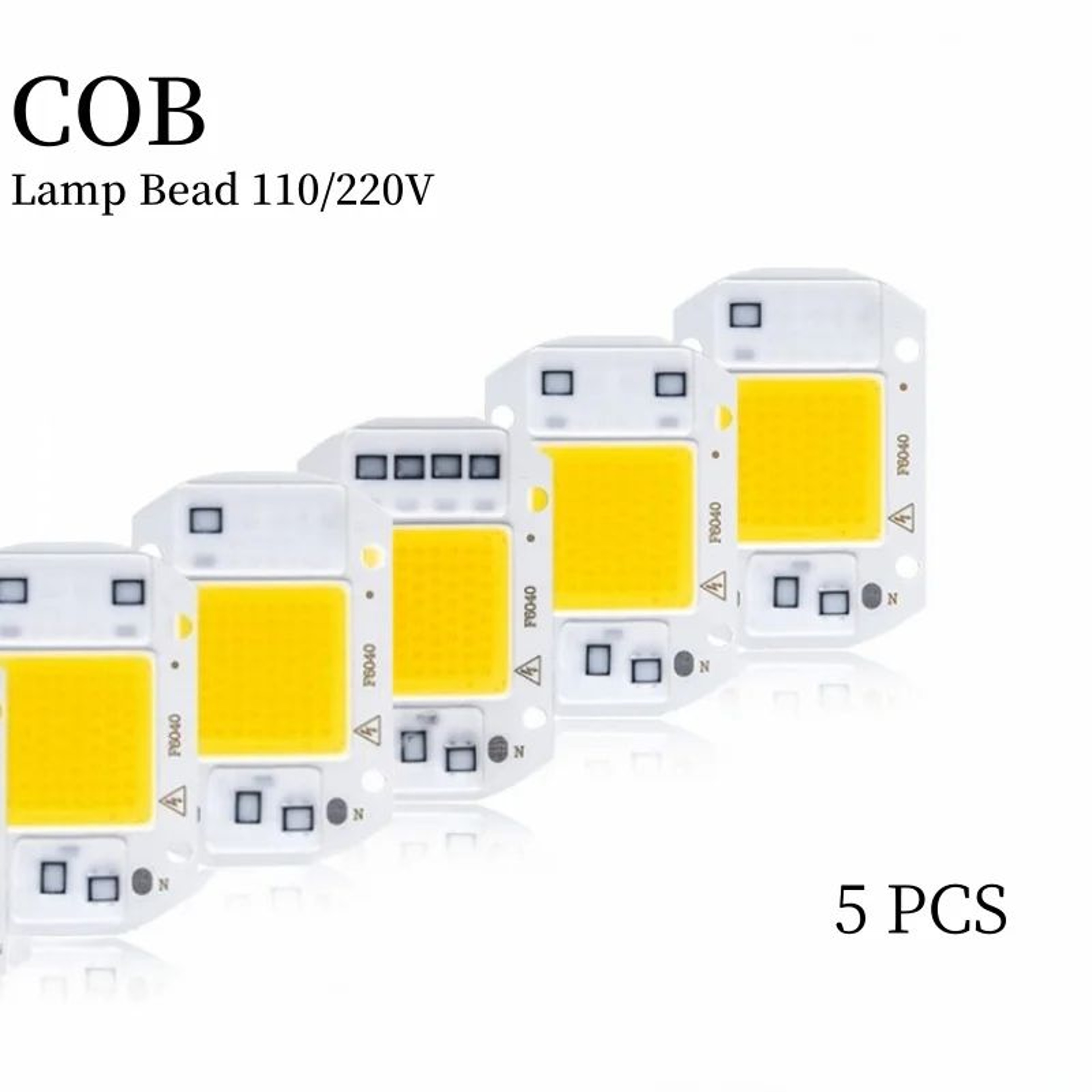 High Power COB LED Floodlight Chips 5 Pack 5