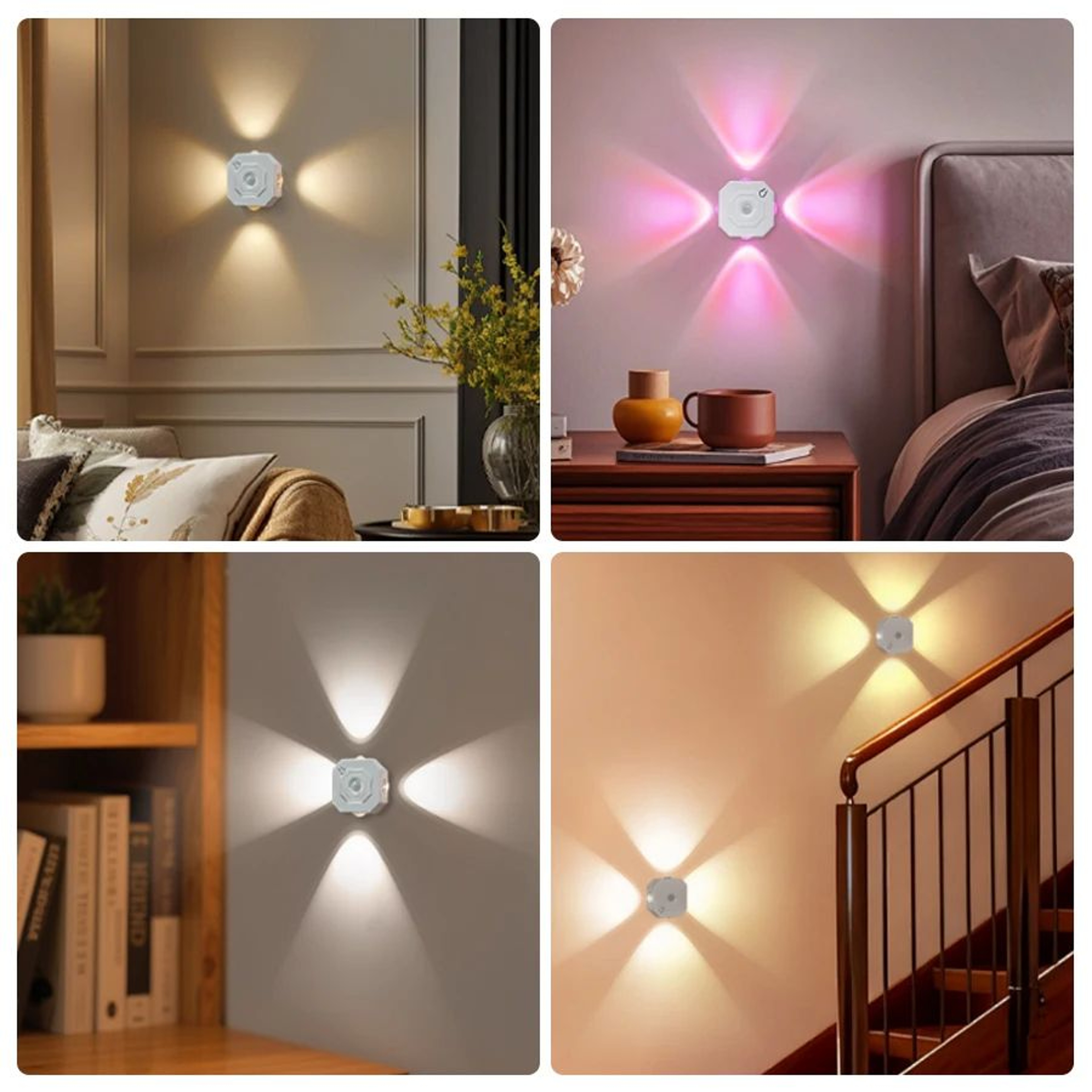 Rechargeable Magnetic Motion Sensor Wall Lamp With Touch Dimming 3