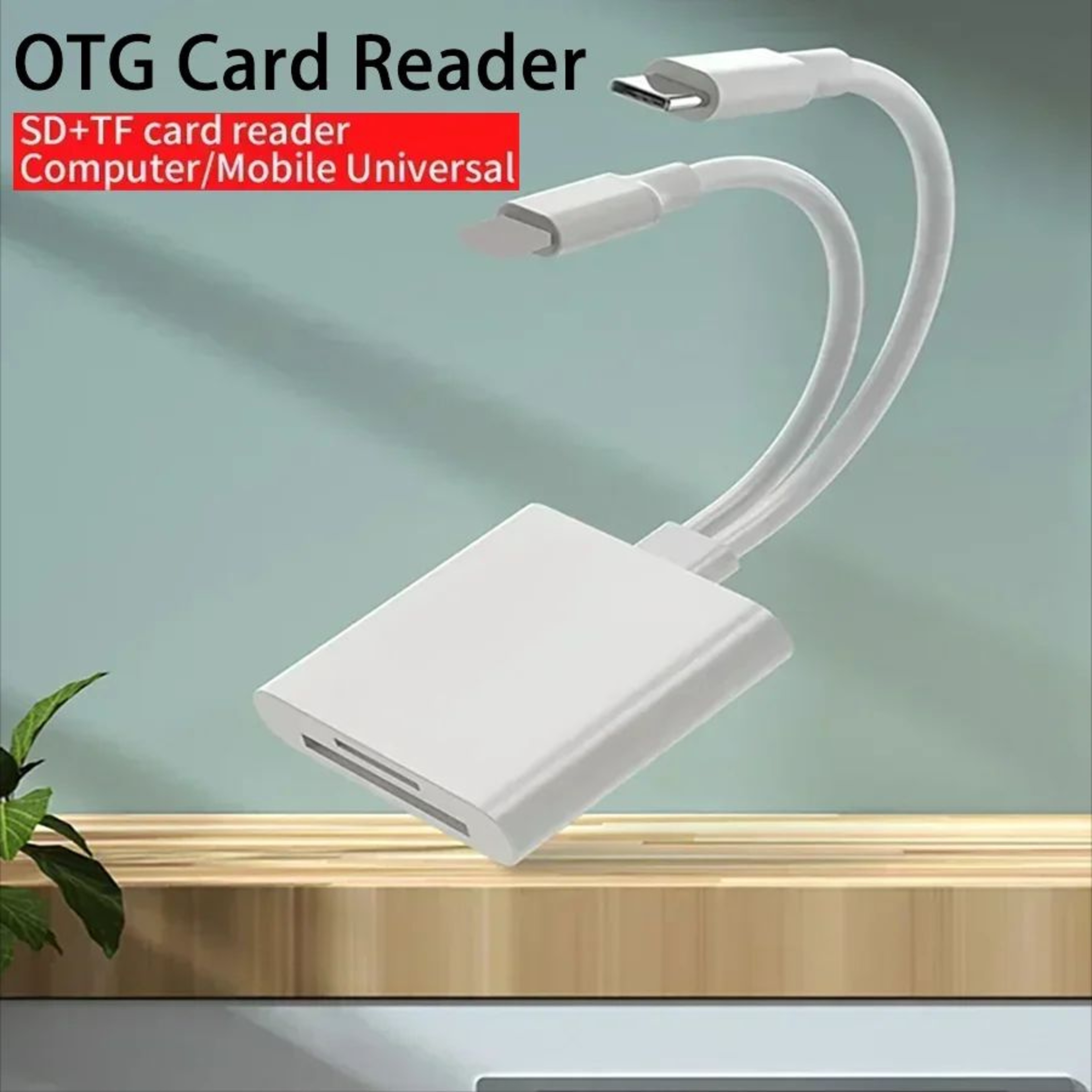 2 In 1 Type C And IOS SD TF Memory Card Reader 0