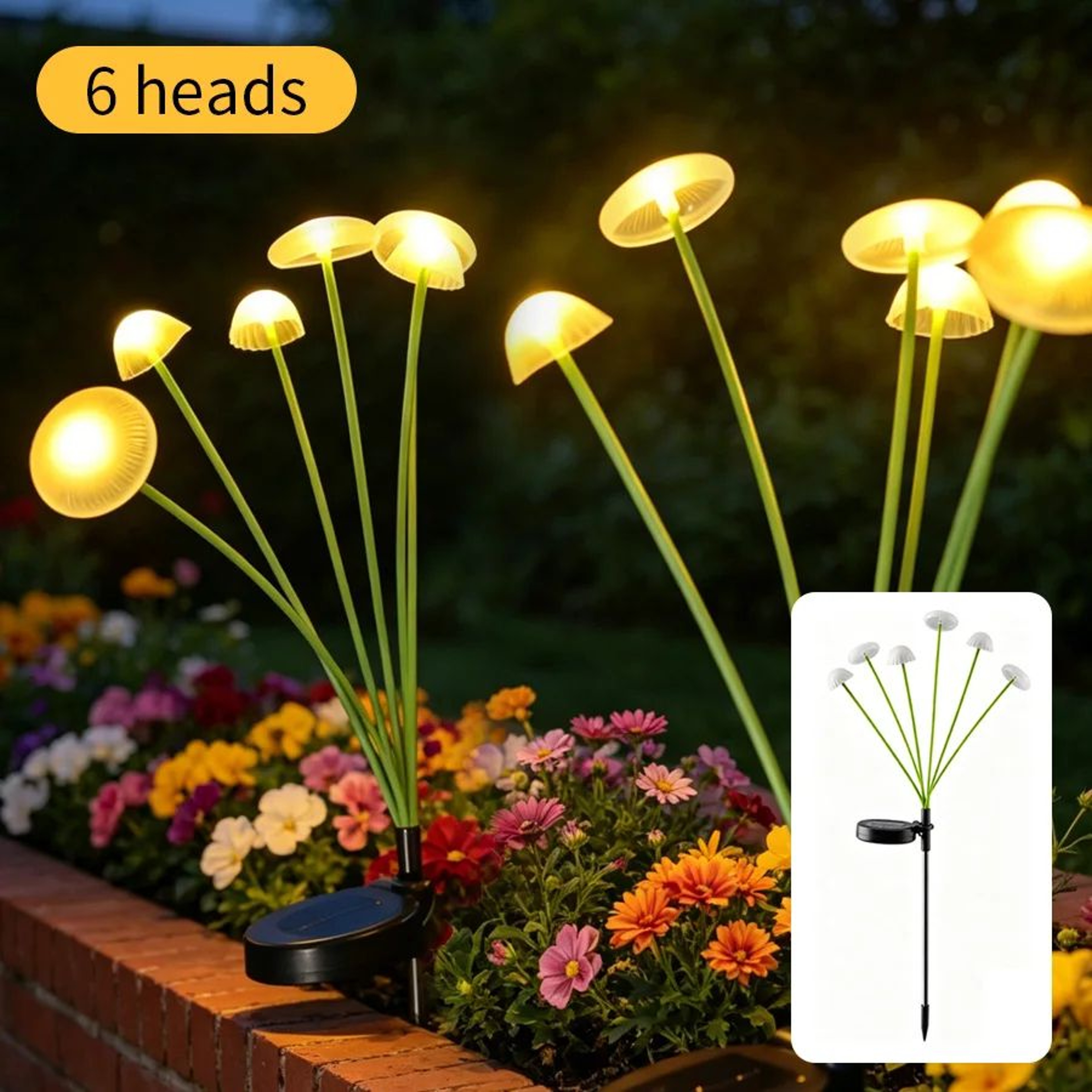 Solar Jellyfish LED Garden Lights With Automatic Lighting 7