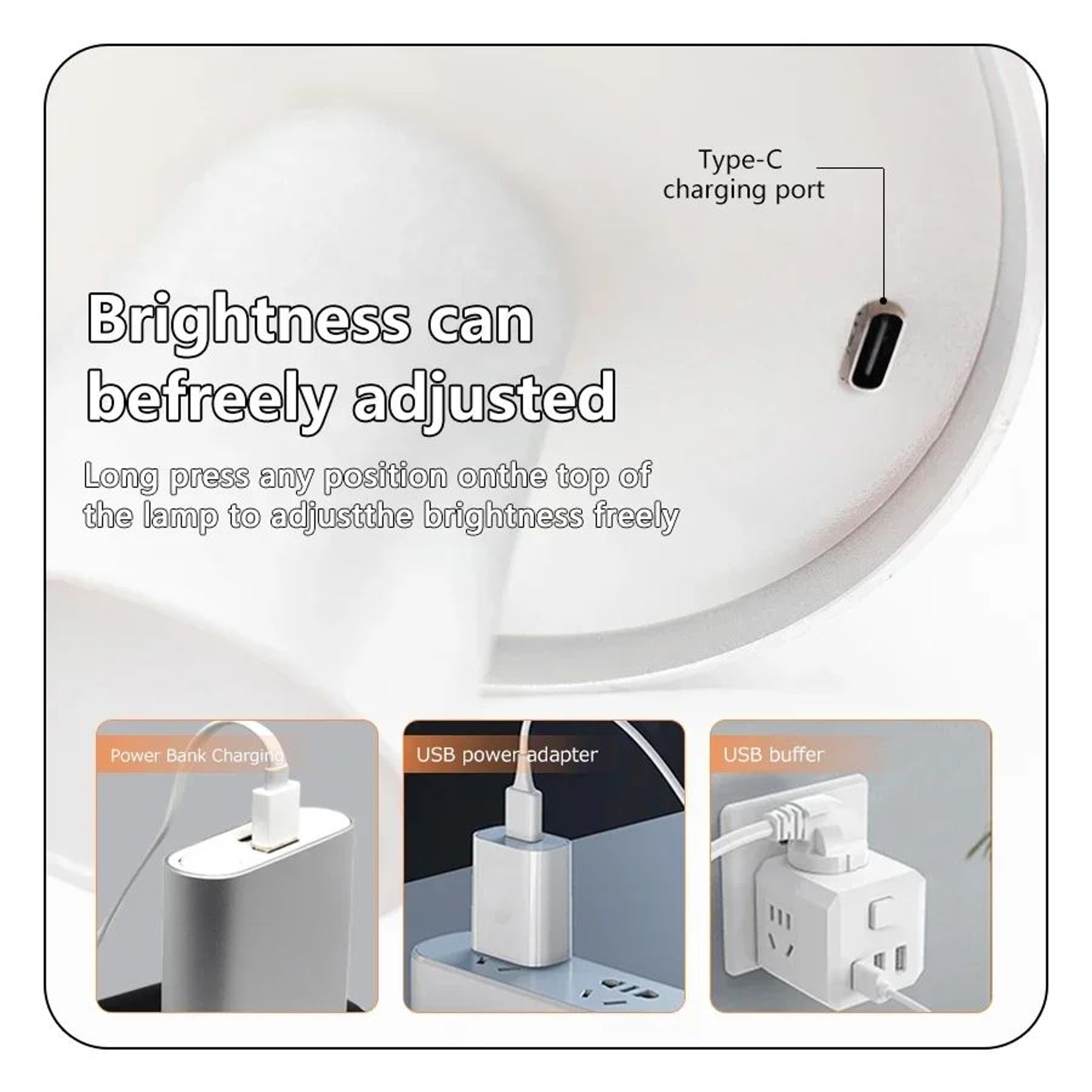 3 Color Touch Sensor LED Table Lamp 4