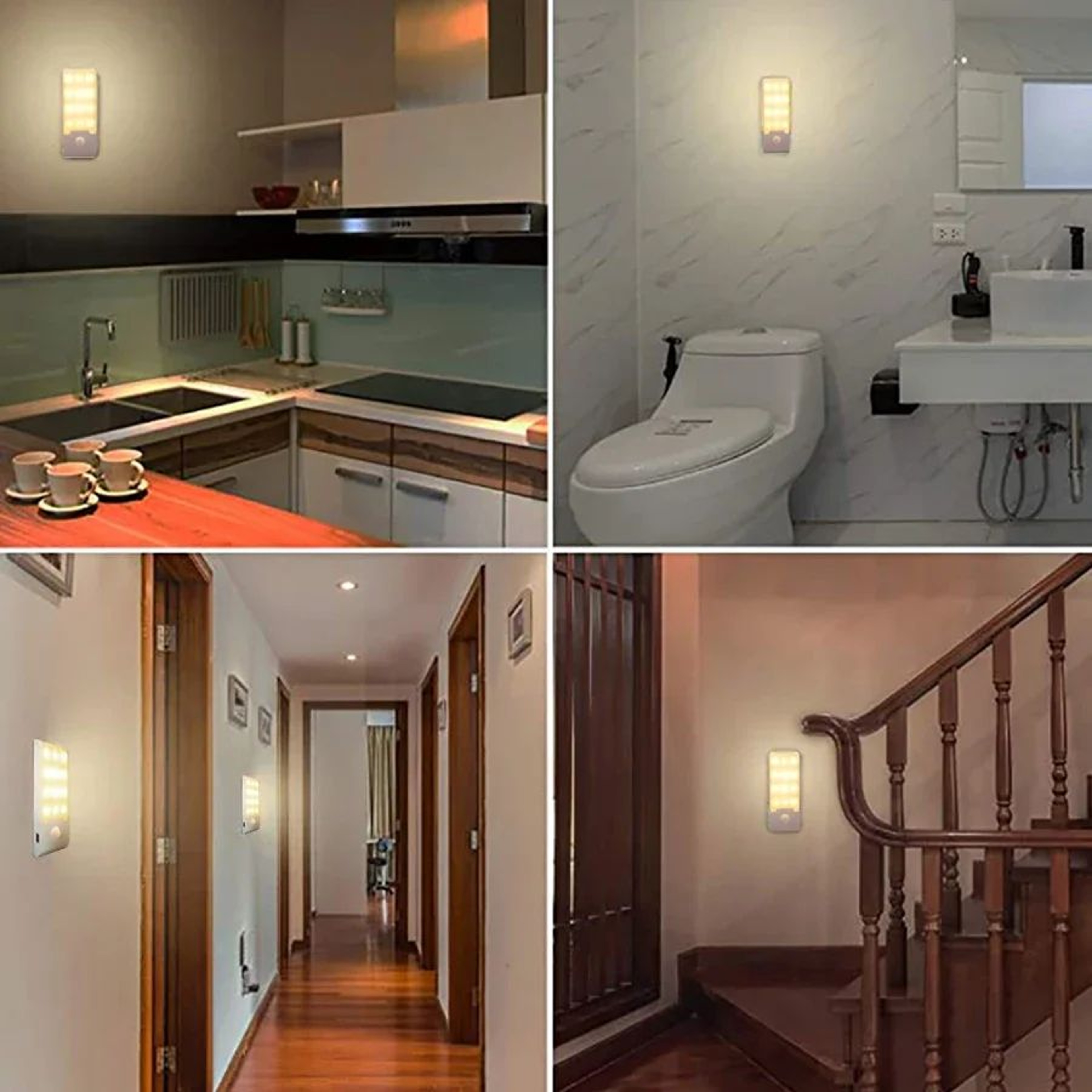 12 LED Rechargeable Magnetic Motion Sensor Cabinet Light 5