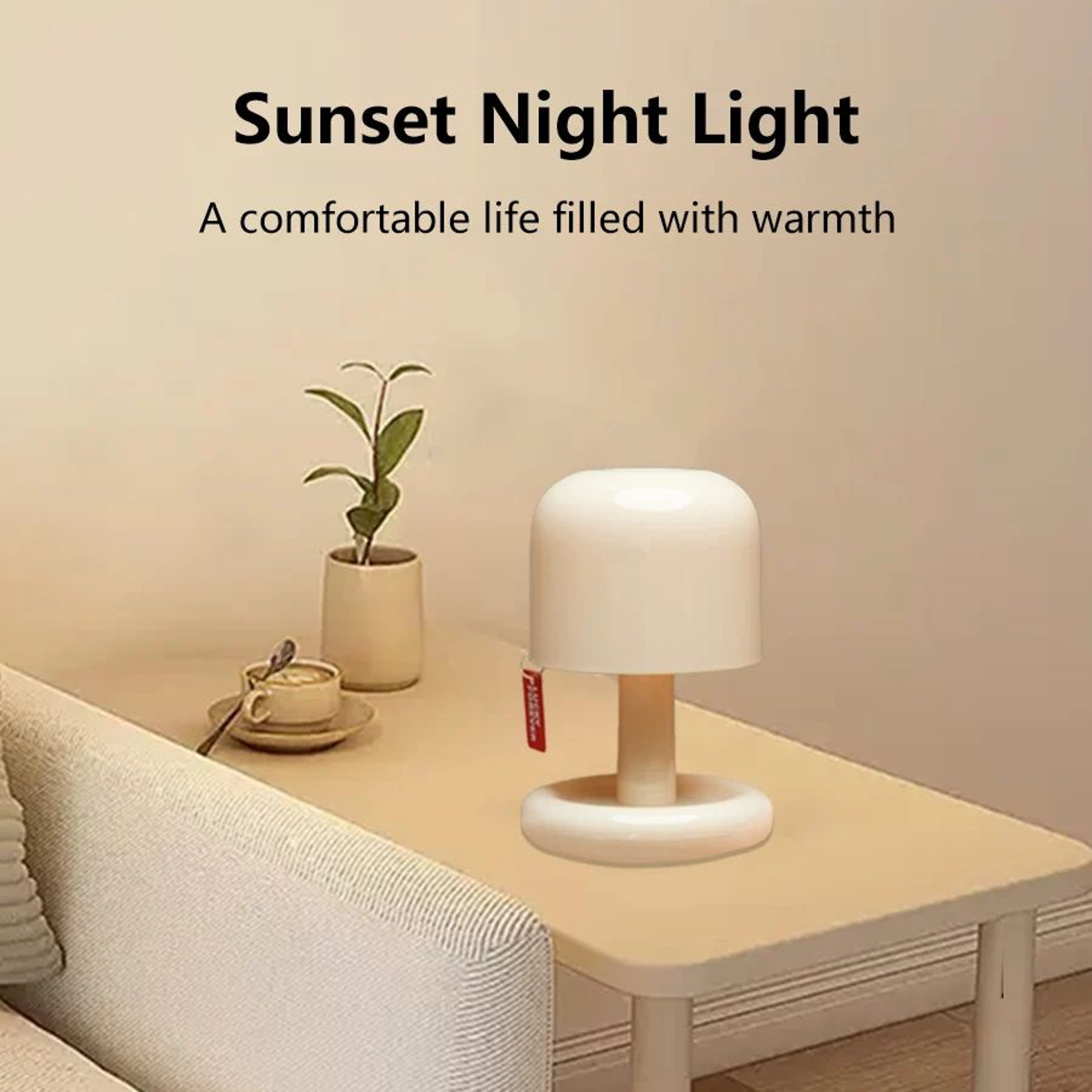 Rechargeable Sunset Gradient LED Touch Table Lamp 0