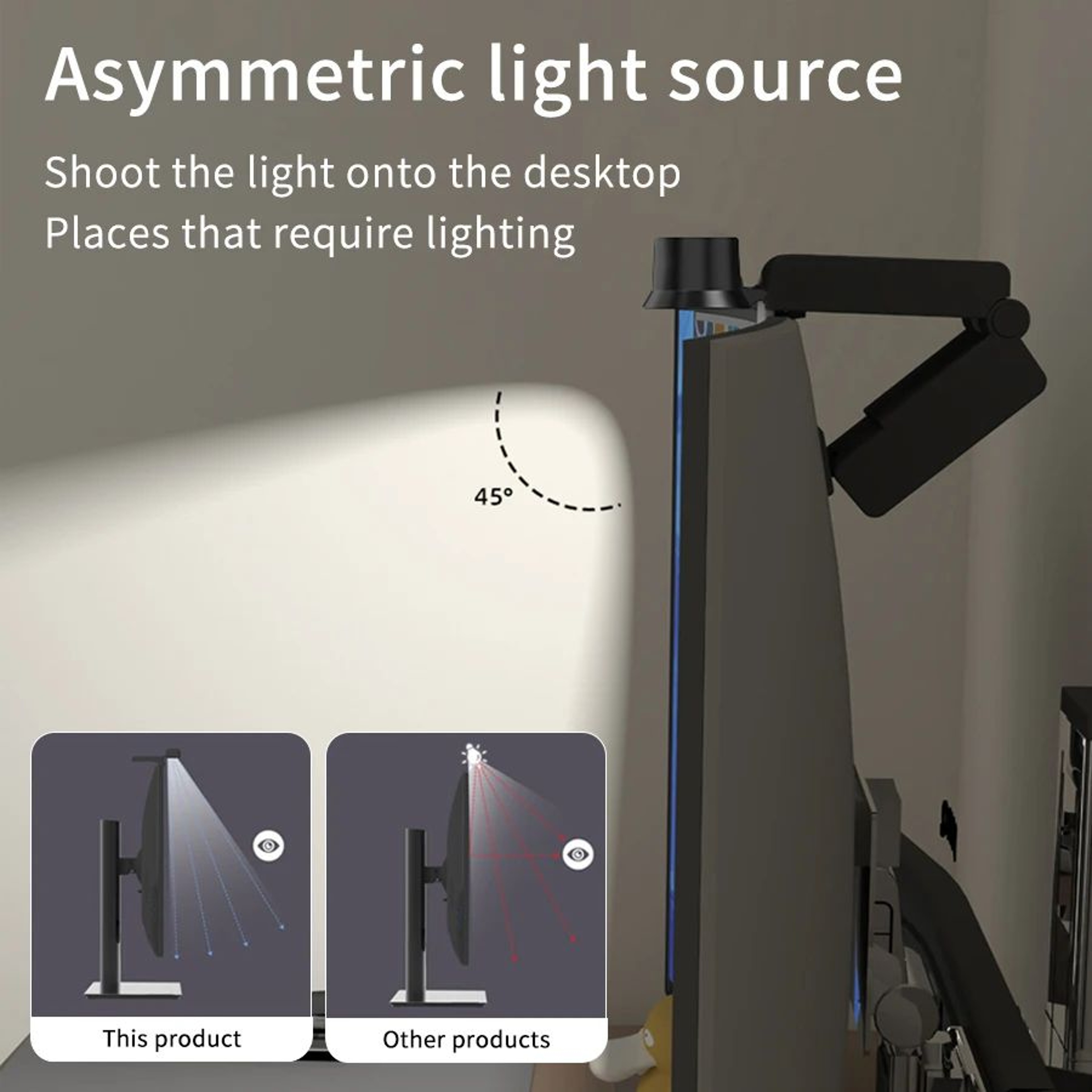 20 Inch USB Dimmable LED Monitor Light Bar 4