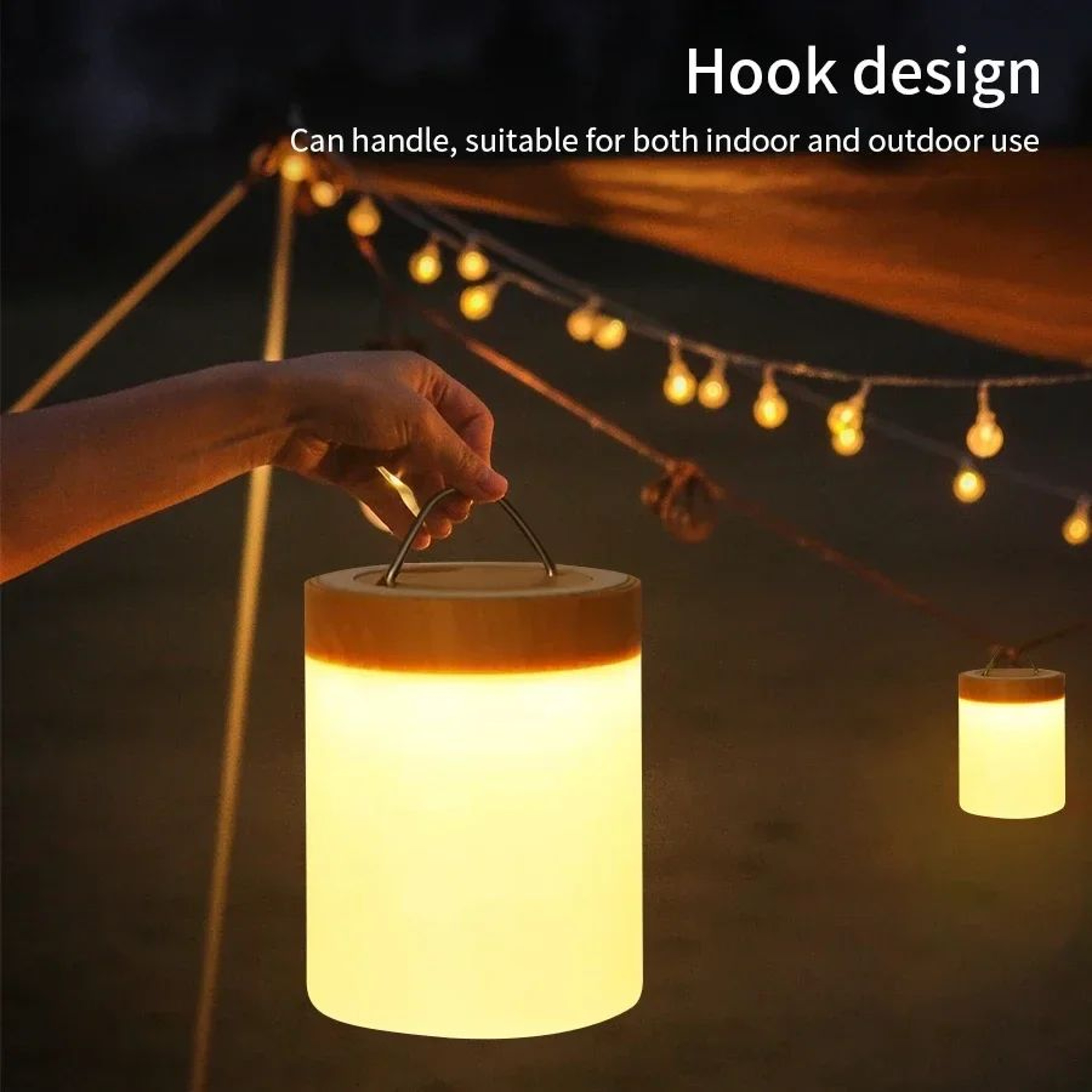 Rechargeable Touch Dimmable LED Bedside Table Lamp 3