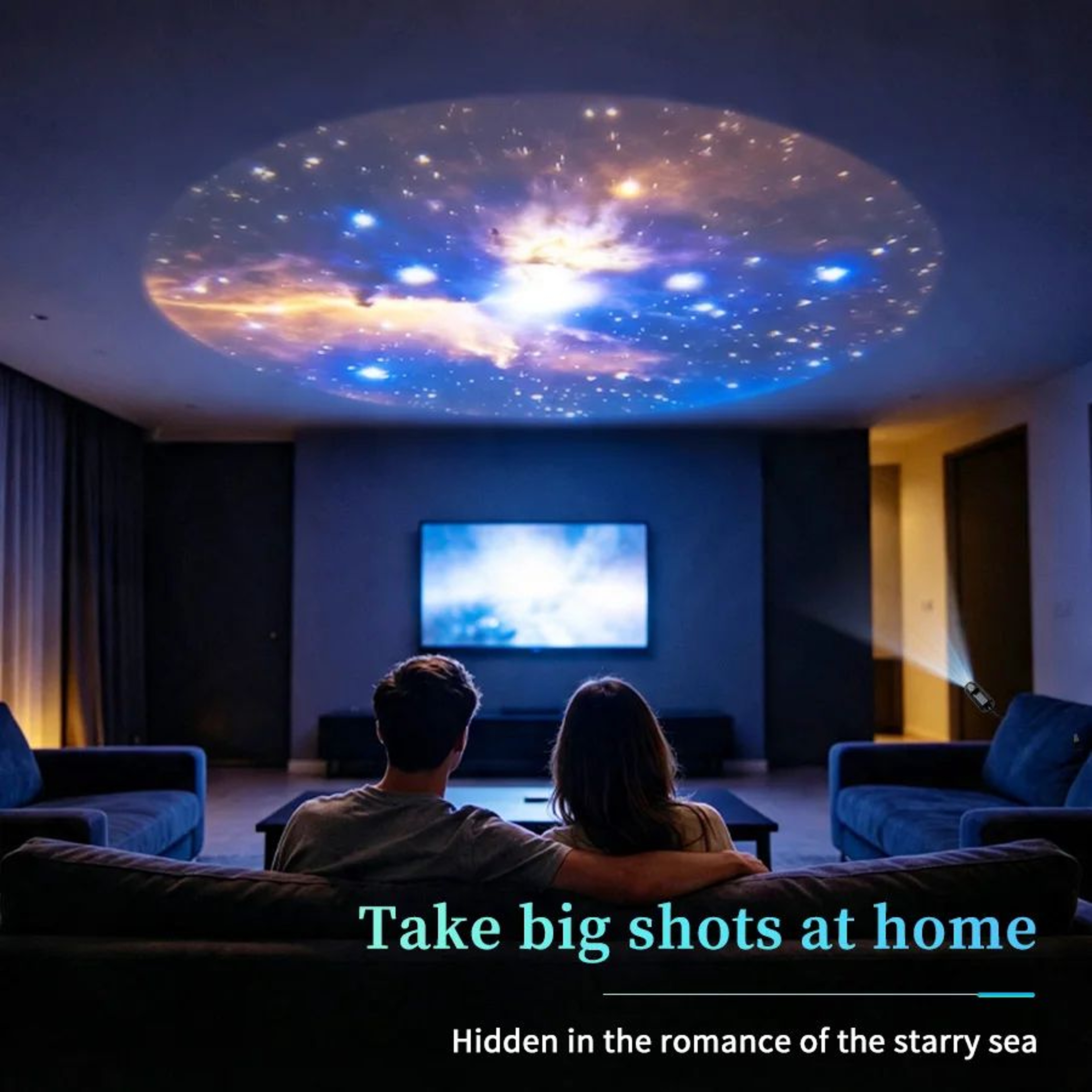 USB Galaxy Planet Projector Night Light With 360 Degree Adjustable Gooseneck 2
