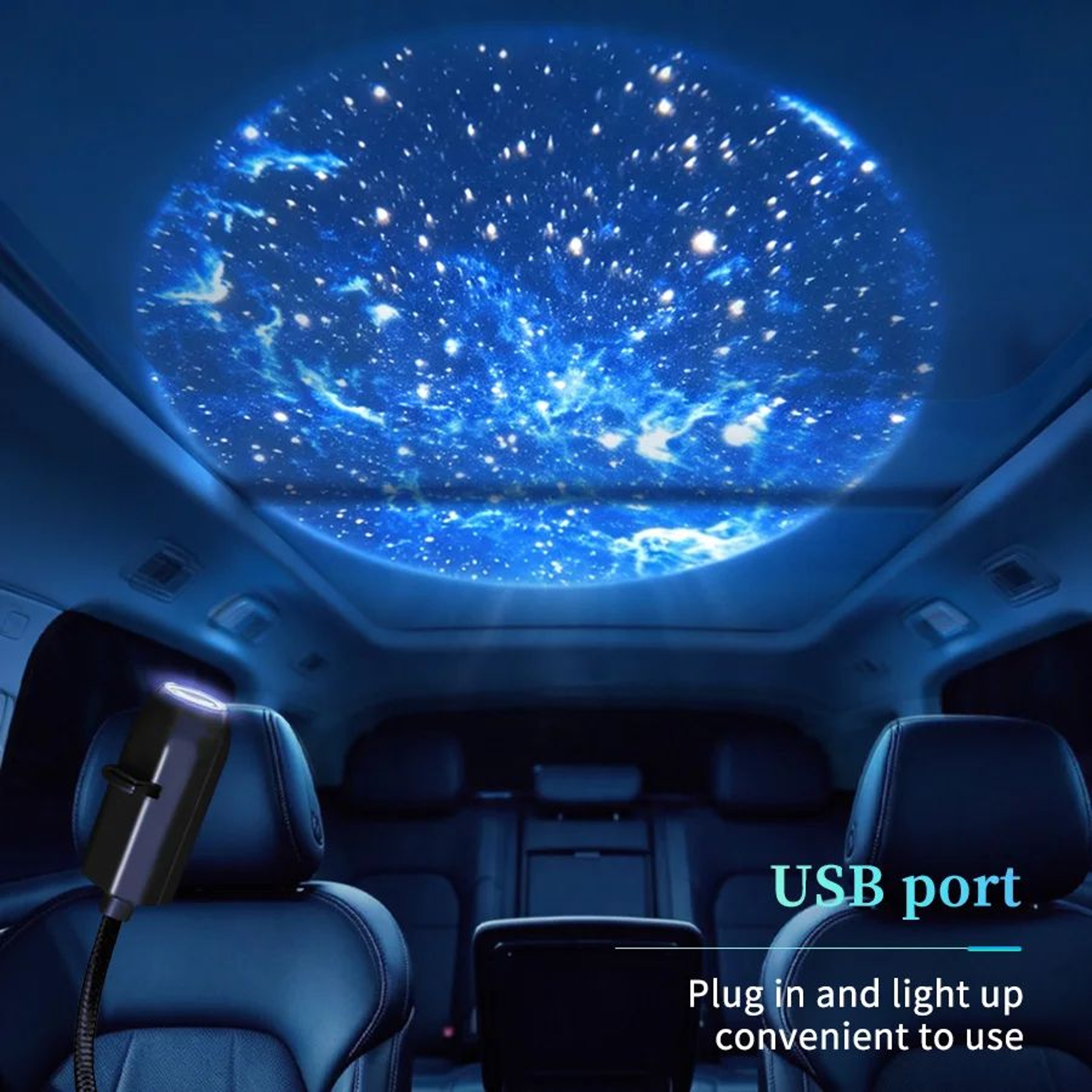 USB Galaxy Planet Projector Night Light With 360 Degree Adjustable Gooseneck 1