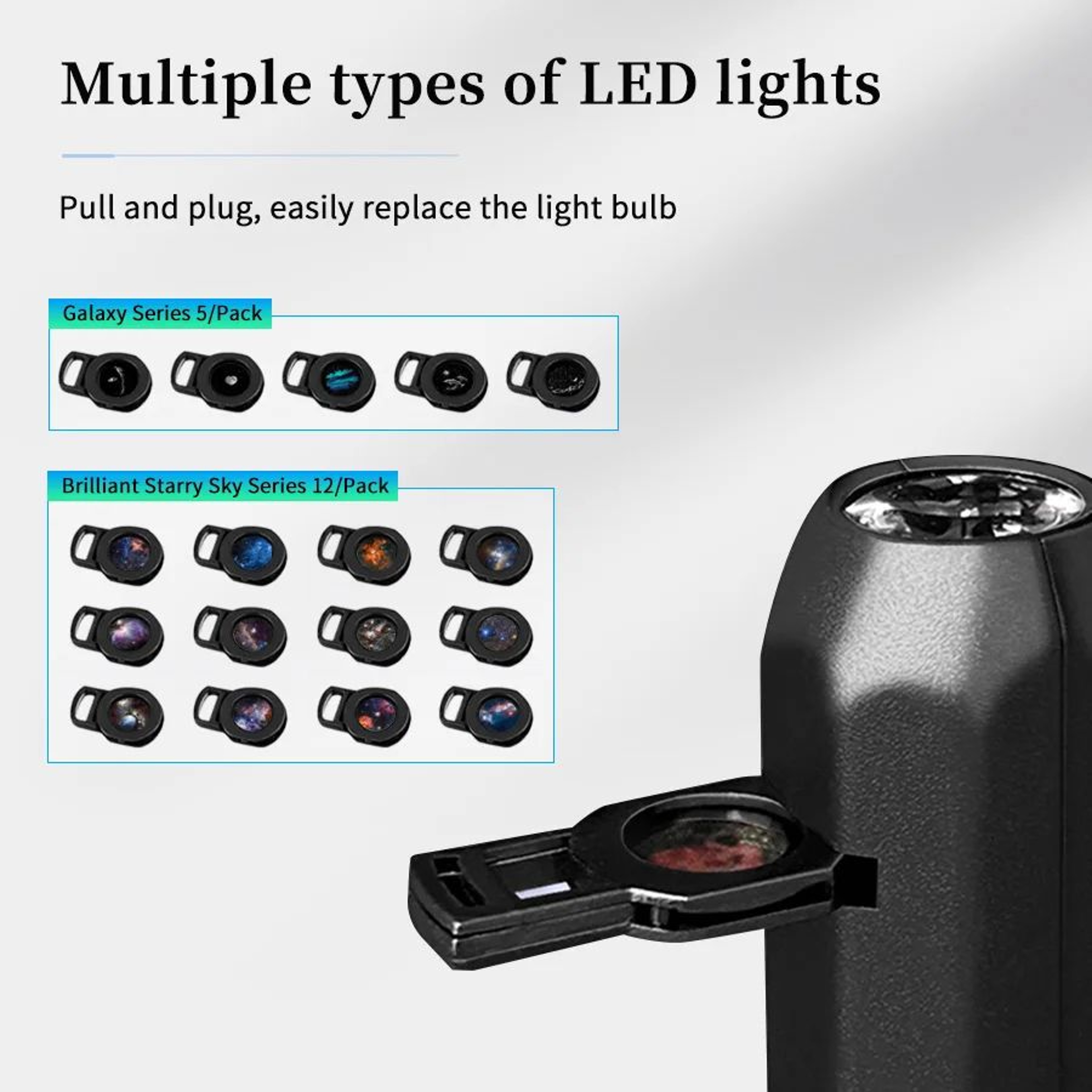 USB Galaxy Planet Projector Night Light With 360 Degree Adjustable Gooseneck 4